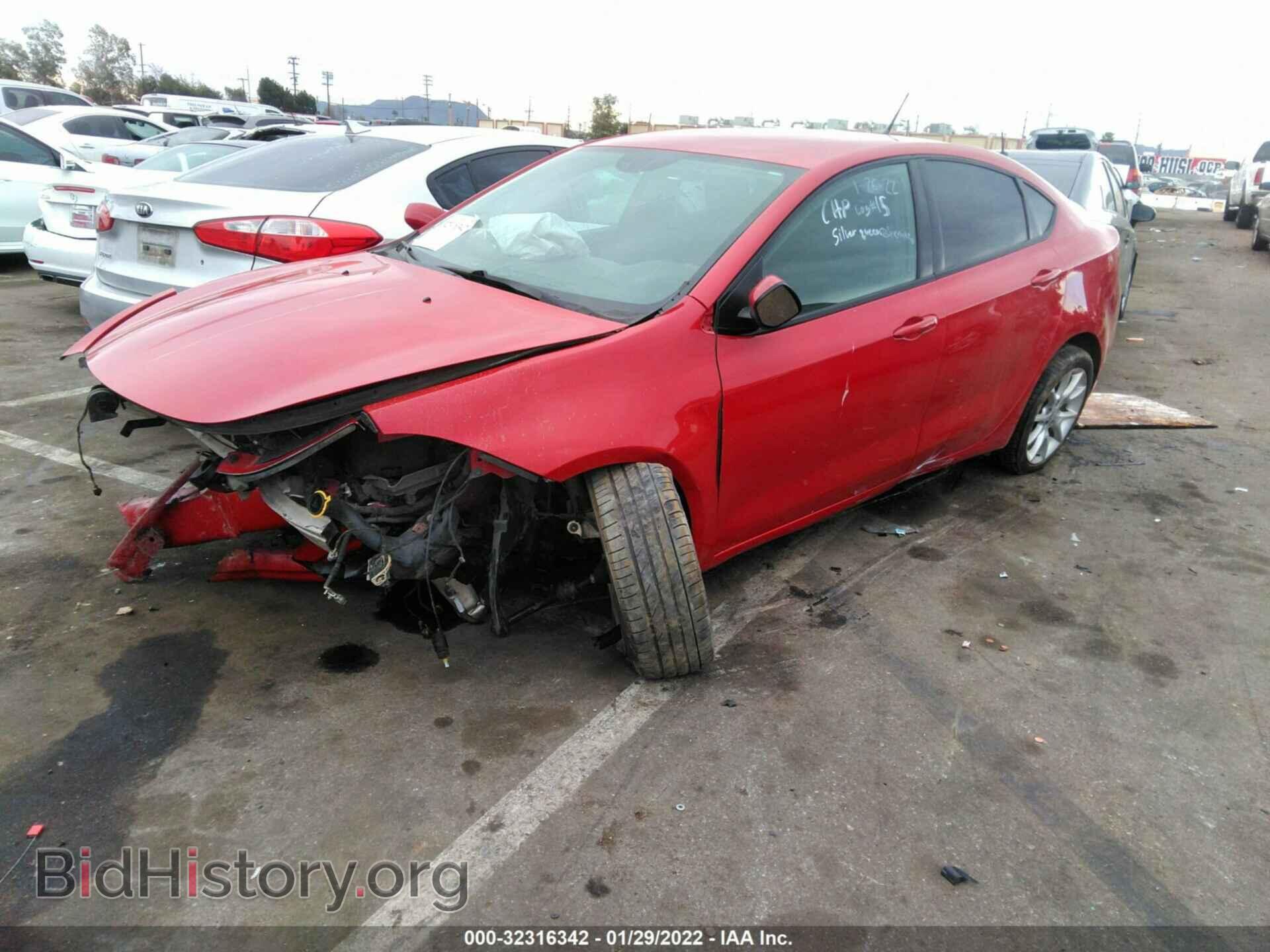 2013 DODGE DART - VIN: 1C3CDFBA6DD188536 - Фото 2