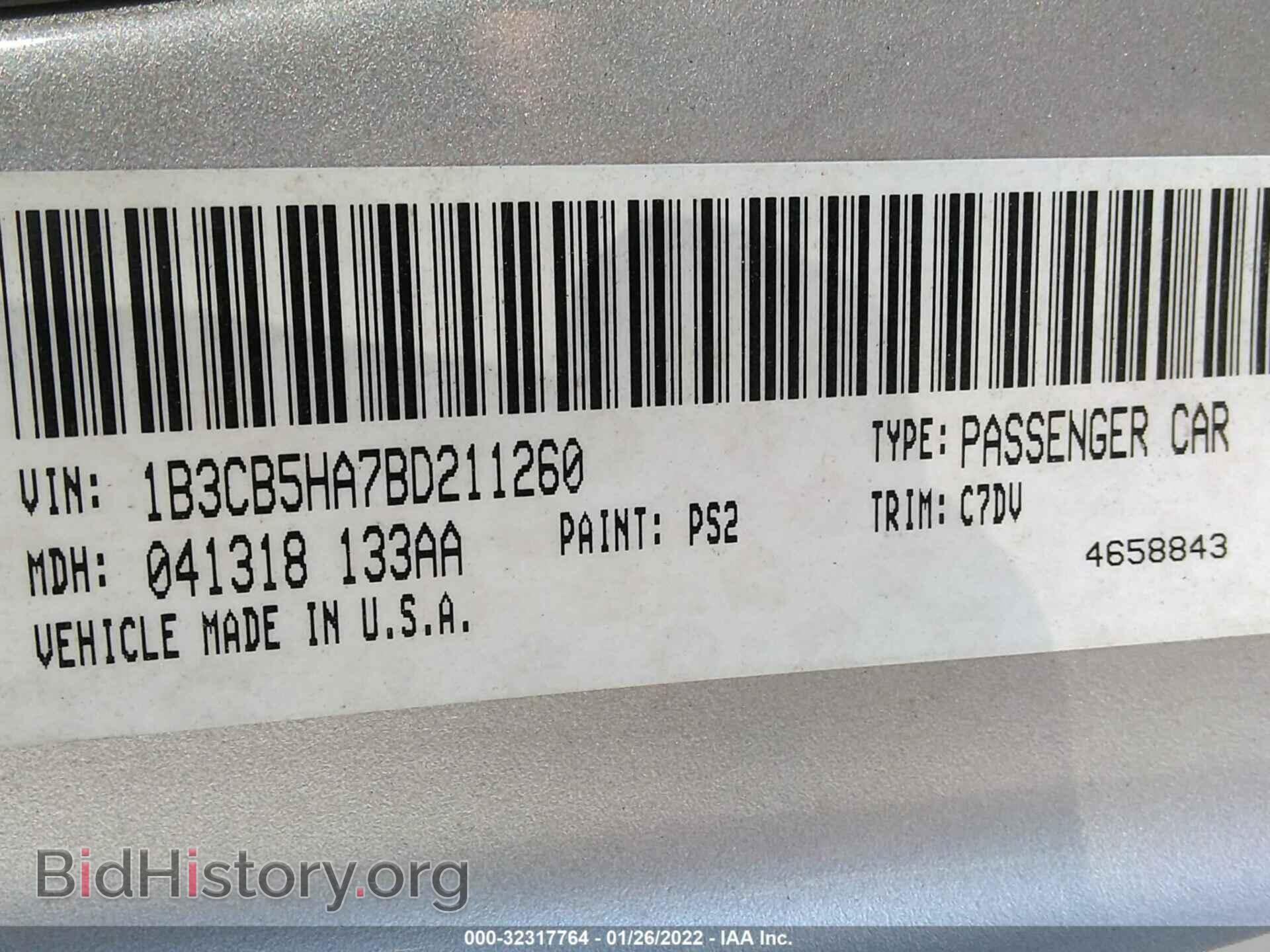 2011 DODGE CALIBER - VIN: 1B3CB5HA7BD211260 - Фото 9