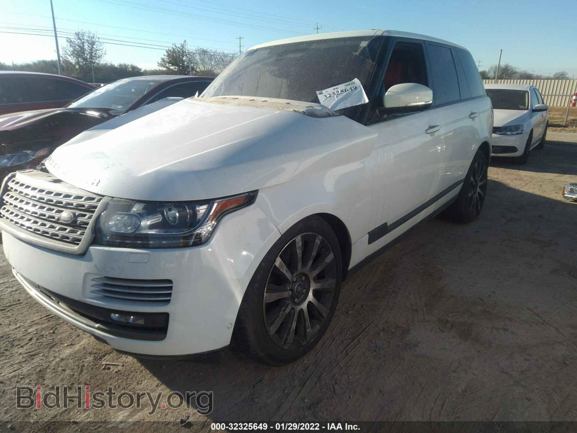 2016 LAND ROVER RANGE ROVER - VIN: SALGV2EF6GA244905 - Фото 2