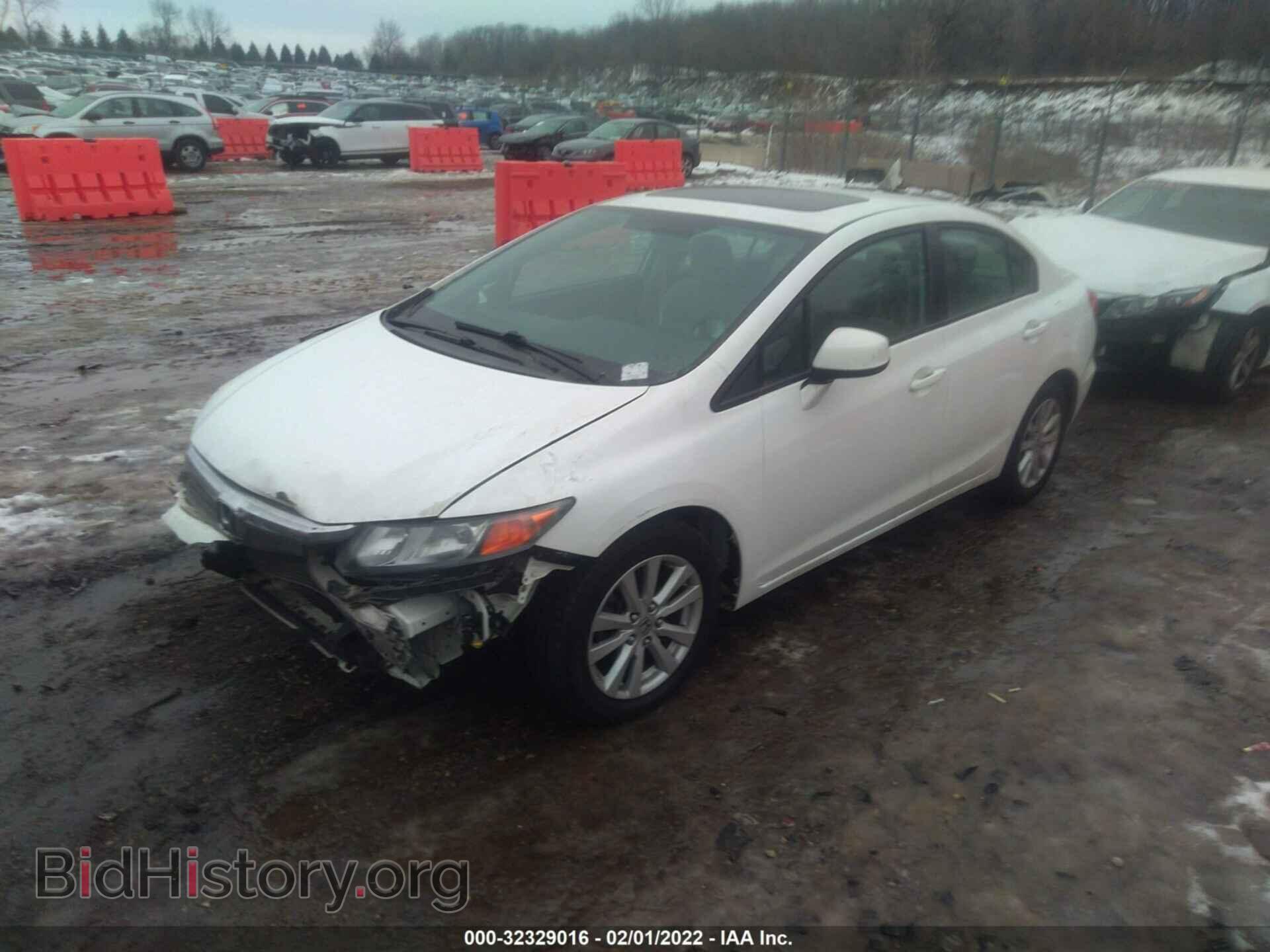 2012 HONDA CIVIC SDN - VIN: 2HGFB2F83CH308360 - Фото 2