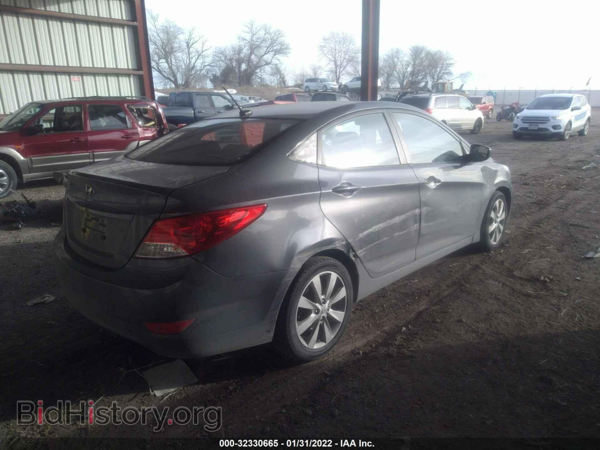 2012 HYUNDAI ACCENT - VIN: KMHCU4AE4CU119309 - Фото 4