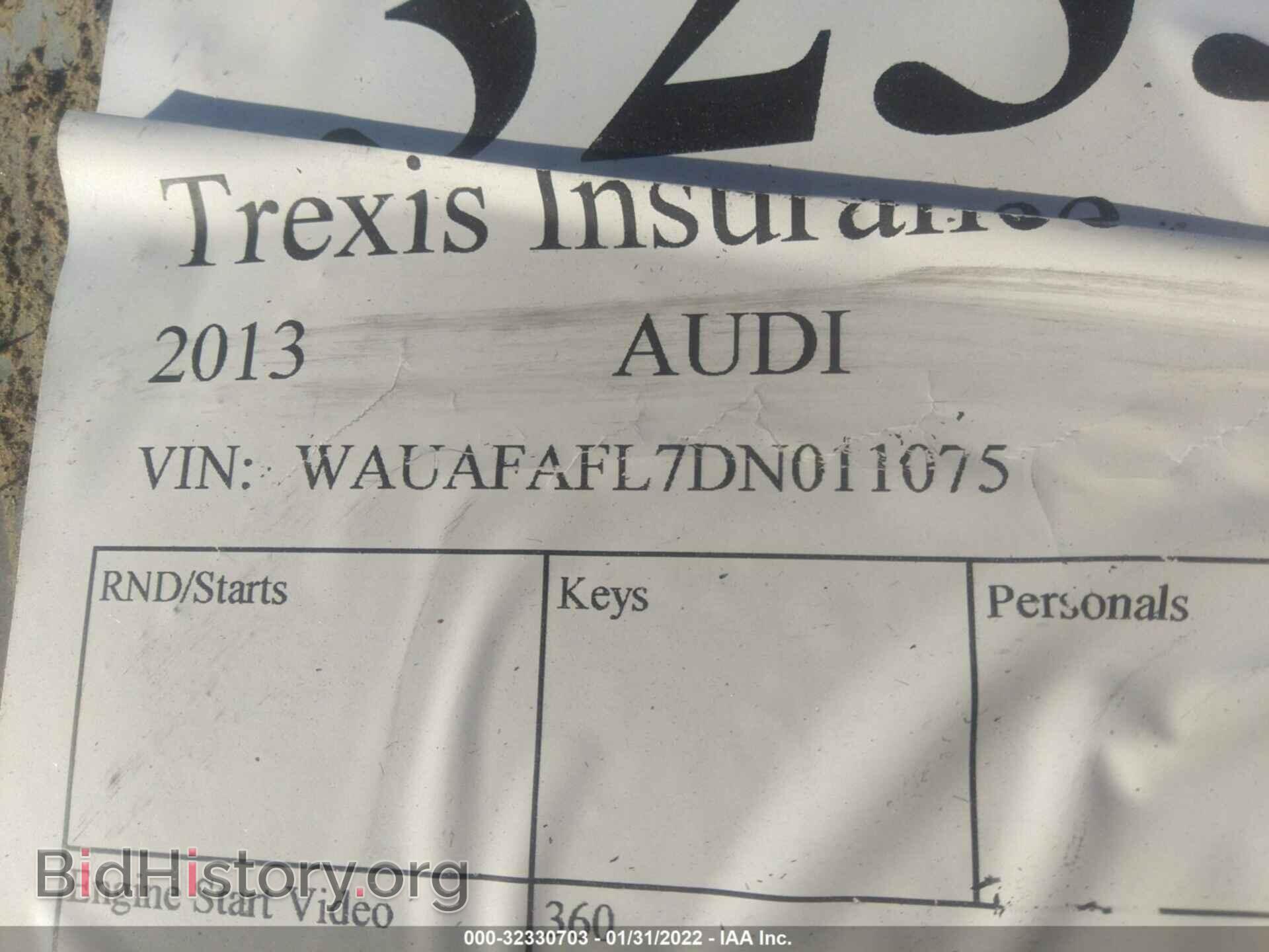 2013 AUDI A4 - VIN: WAUAFAFL7DN011075 - Фото 9