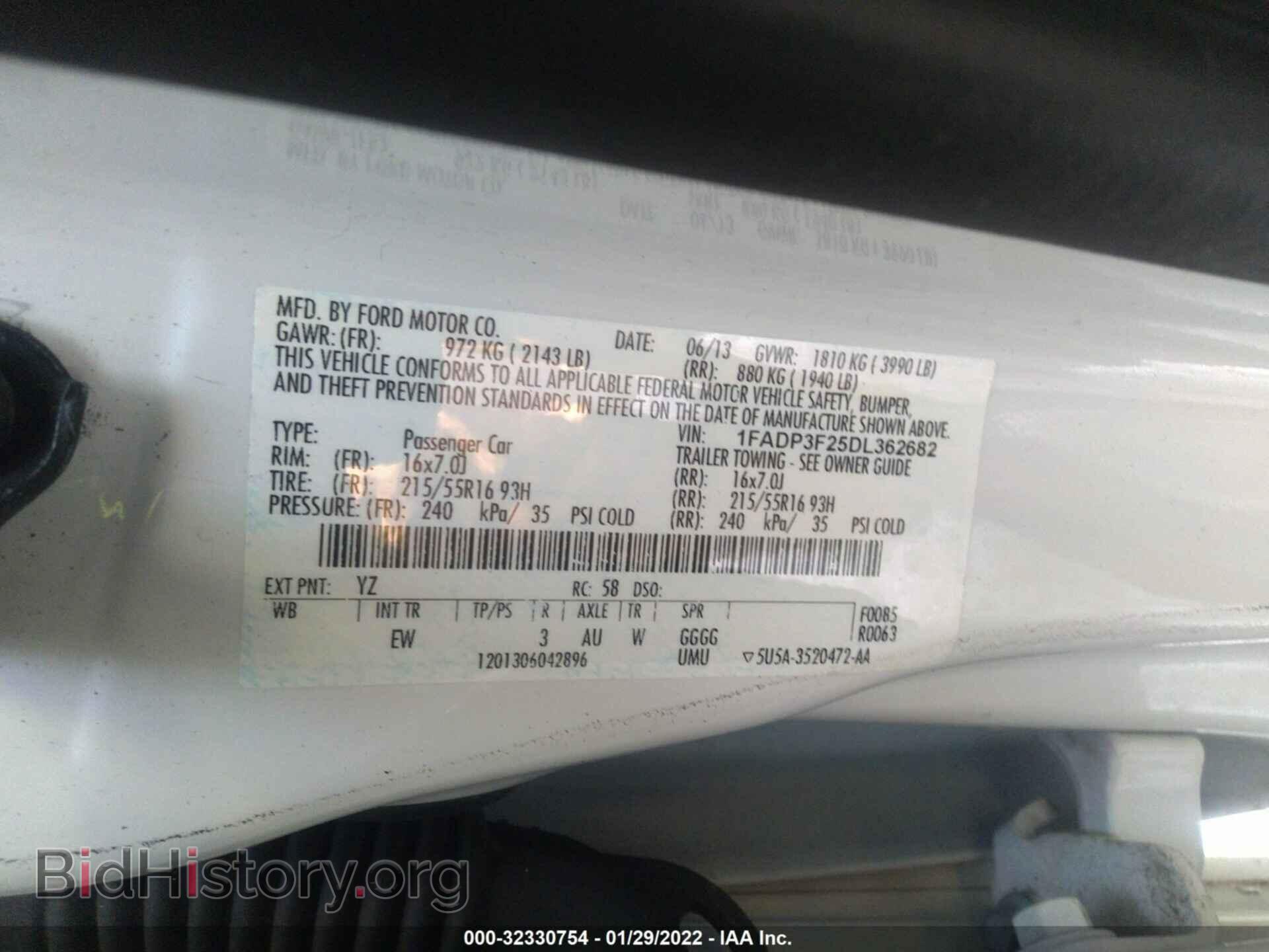 2013 FORD FOCUS - VIN: 1FADP3F25DL362682 - Photo 9