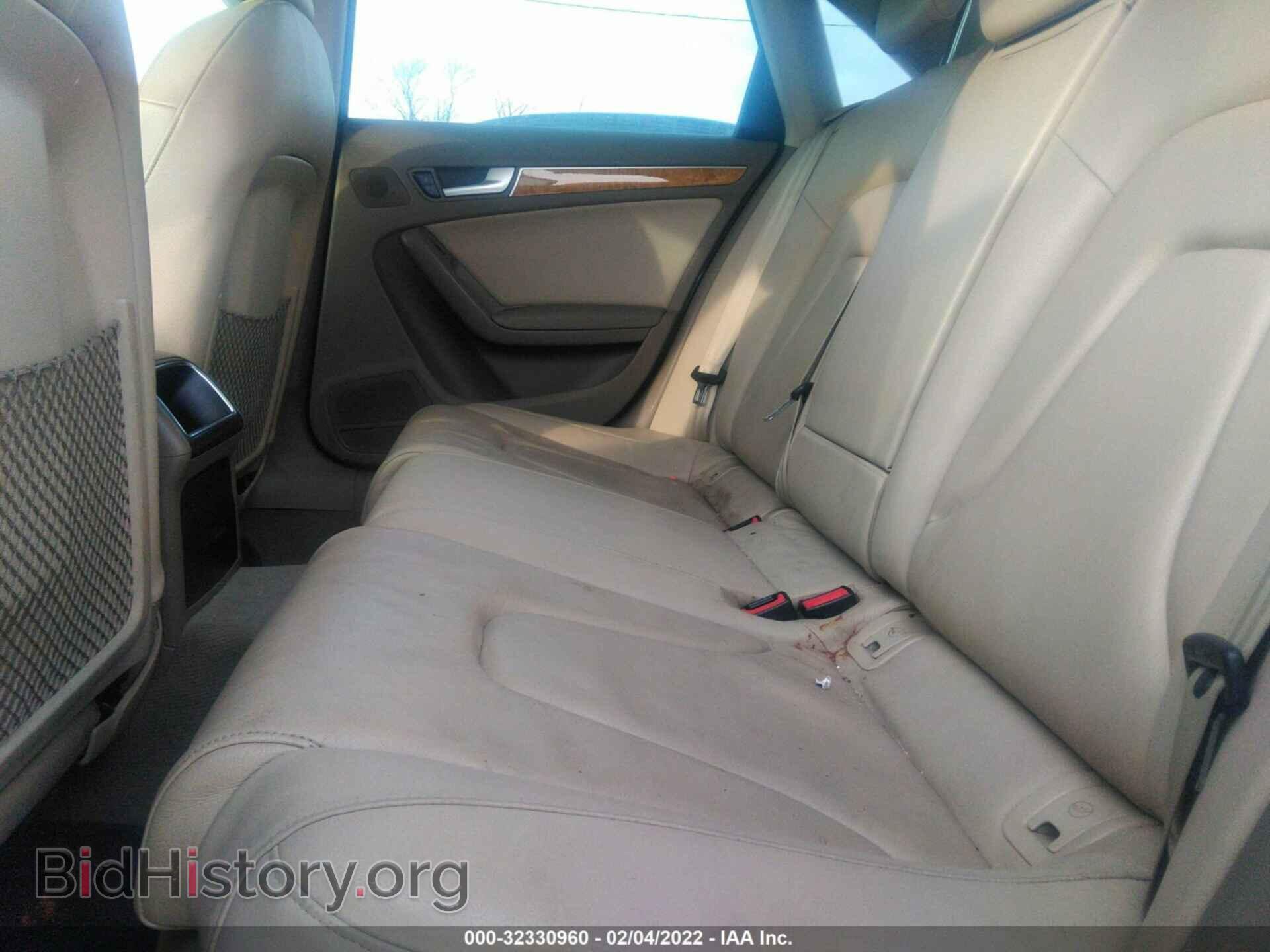 2010 AUDI A4 - VIN: WAUBFAFLXAN013371 - Фото 8