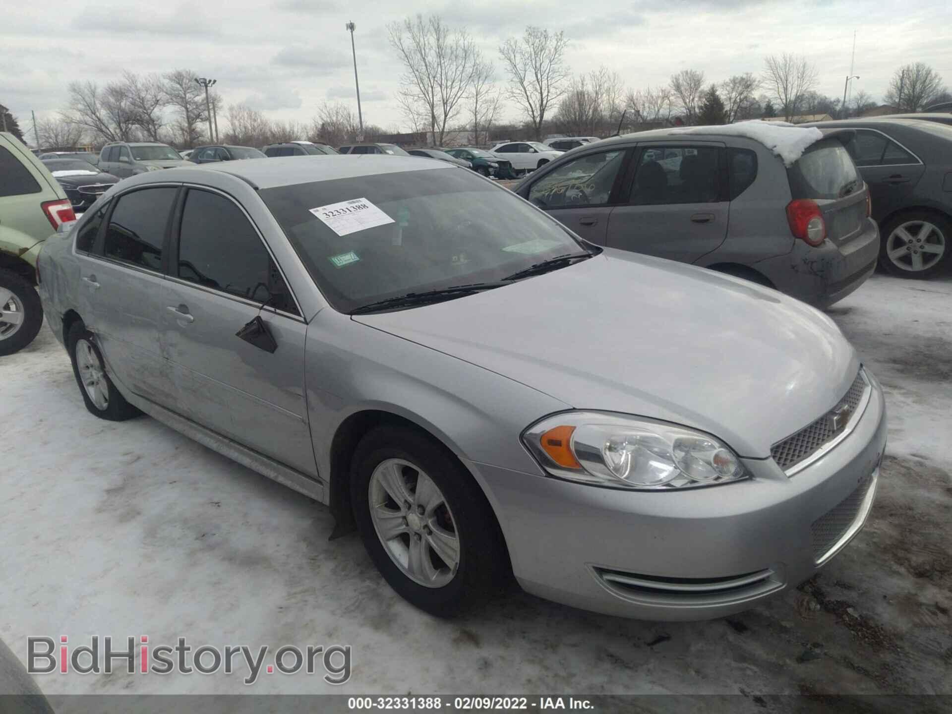 Фотография 2G1WF5E35C1142760 - CHEVROLET IMPALA 2012