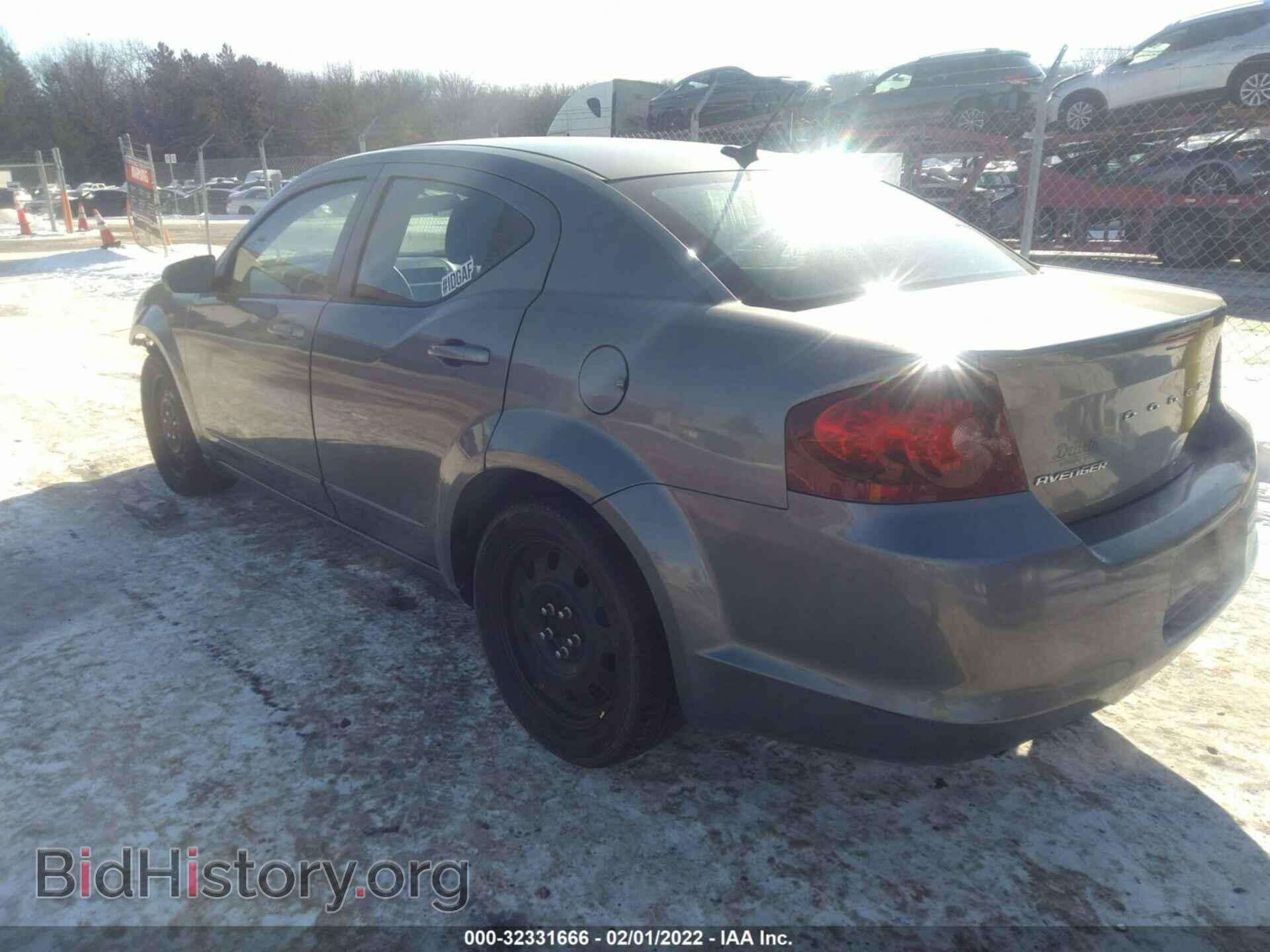 2012 DODGE AVENGER - VIN: 1C3CDZAG2CN309451 - Photo 3