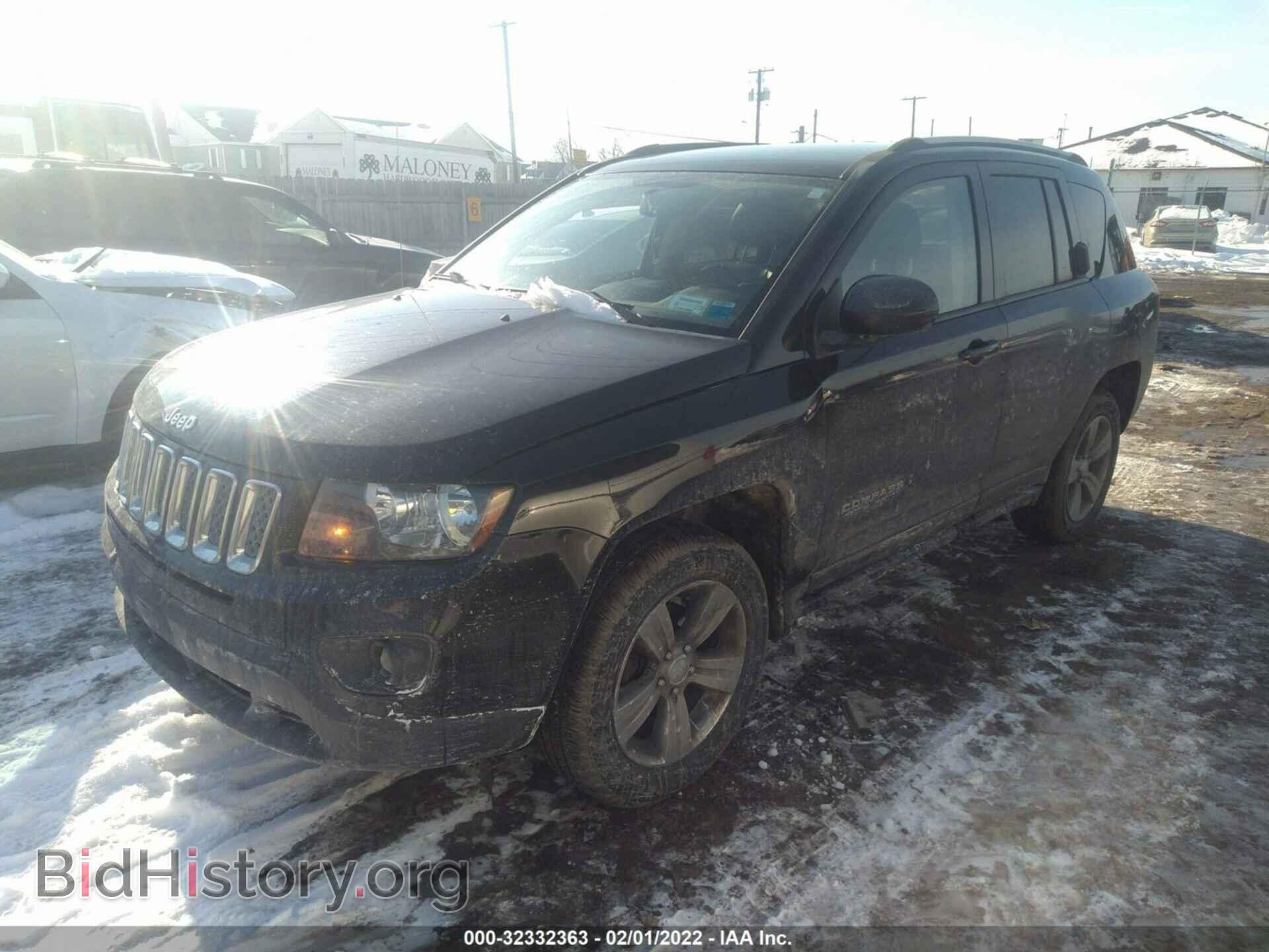 2016 JEEP COMPASS - VIN: 1C4NJDEB9GD722929 - Фото 2