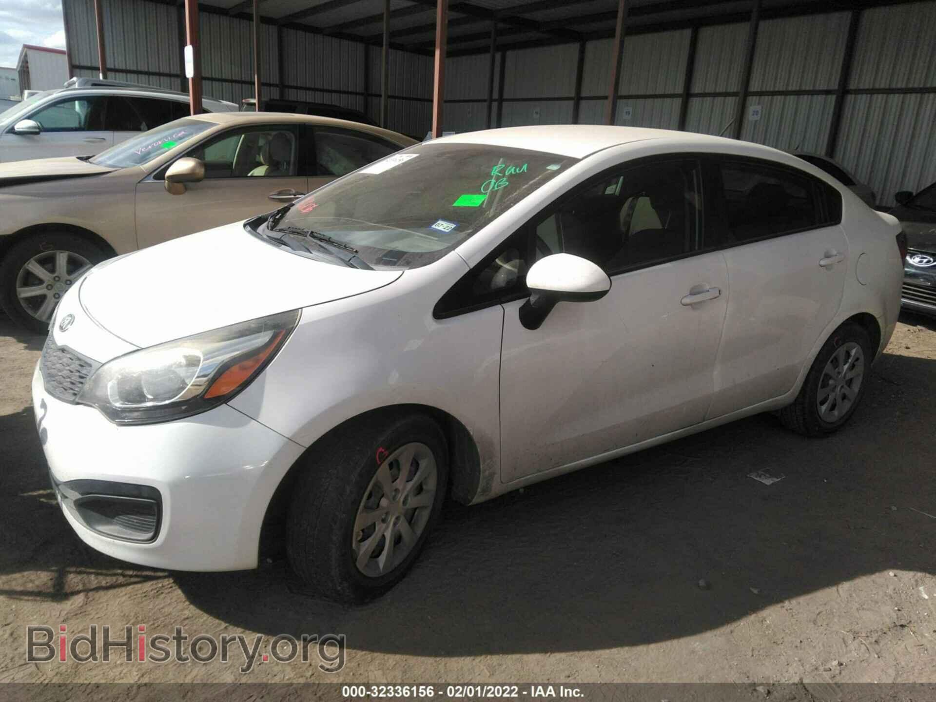 2014 KIA RIO - VIN: KNADM4A34E6401400 - Фото 2