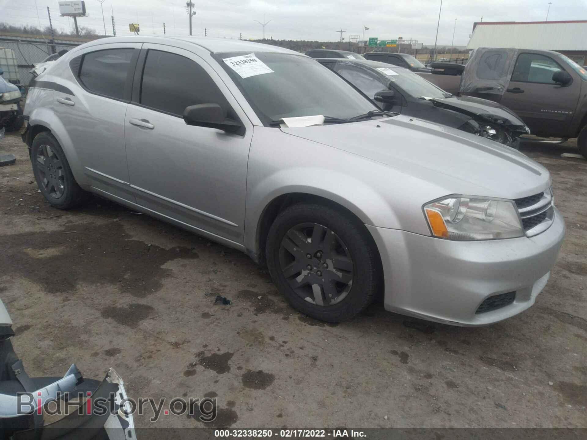 Photo 1C3CDZAB8CN324265 - DODGE AVENGER 2012