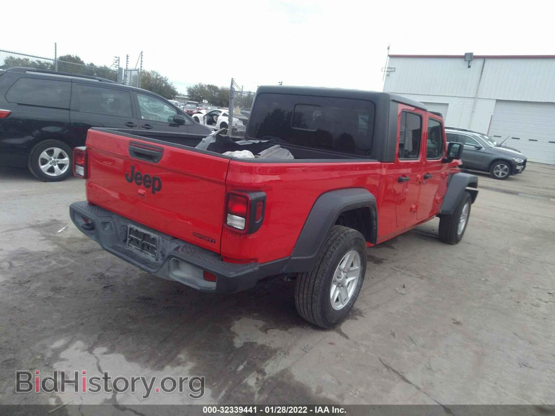2020 JEEP GLADIATOR - VIN: 1C6HJTAG7LL159377 - Фото 4
