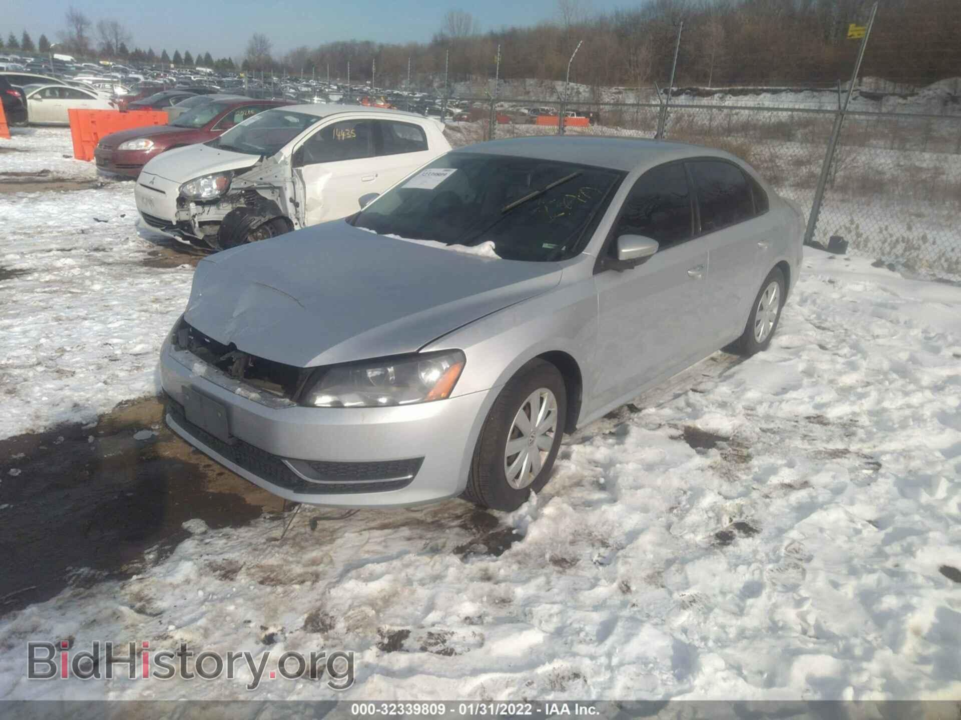 2012 VOLKSWAGEN PASSAT - VIN: 1VWAP7A34CC044116 - Фото 2