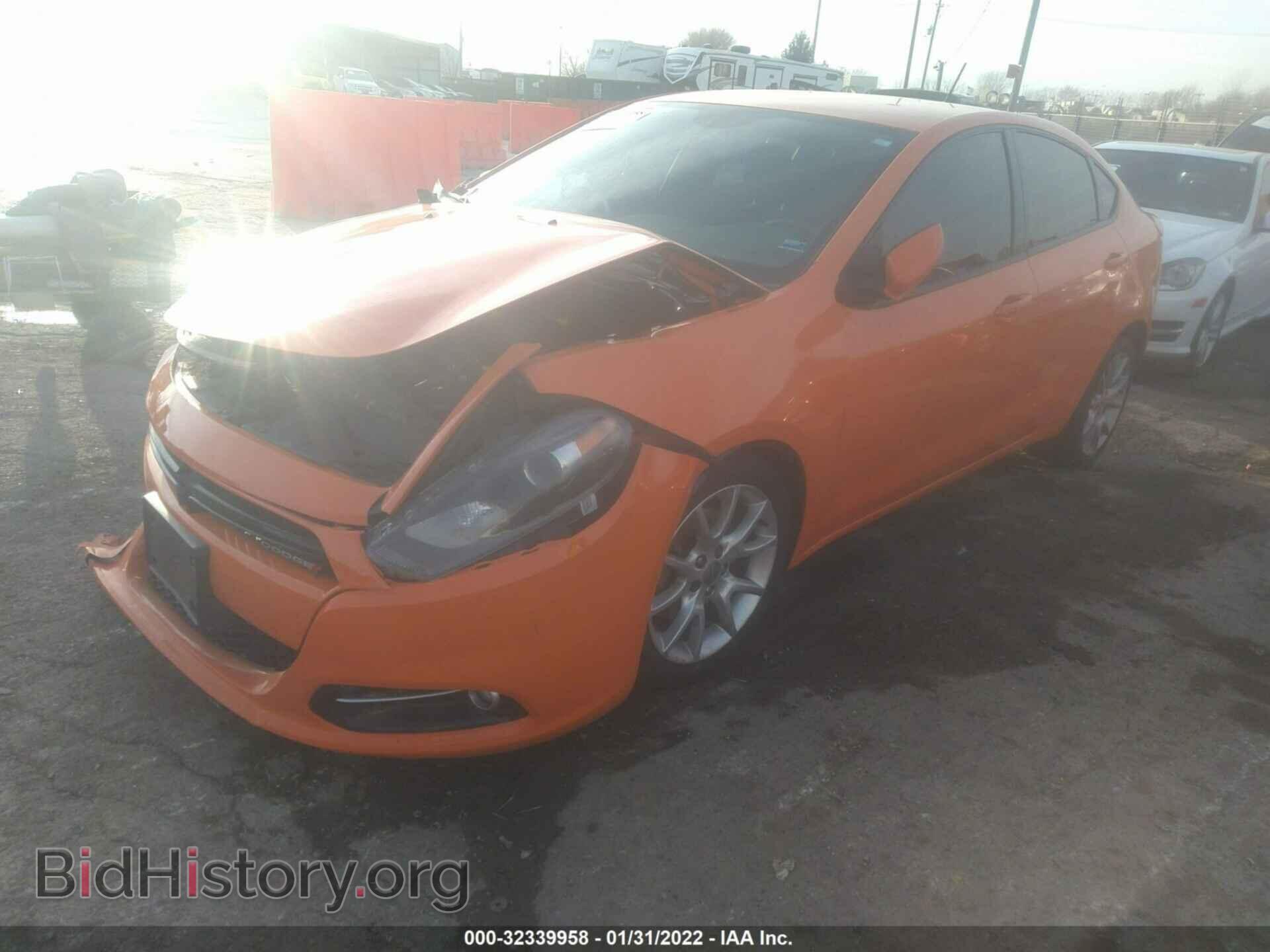 2013 DODGE DART - VIN: 1C3CDFBA2DD342191 - Фото 2