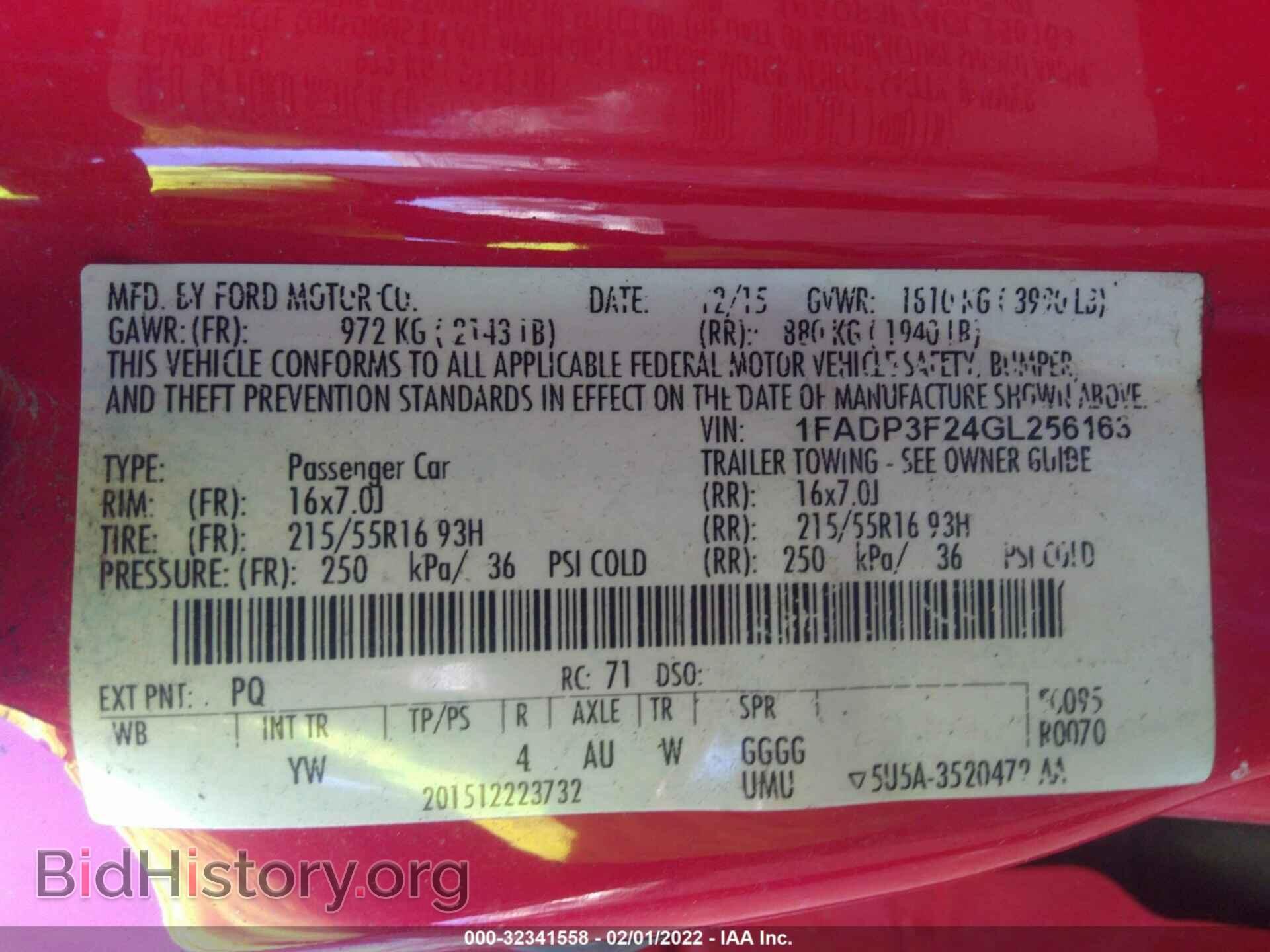 2016 FORD FOCUS - VIN: 1FADP3F24GL256163 - Photo 9