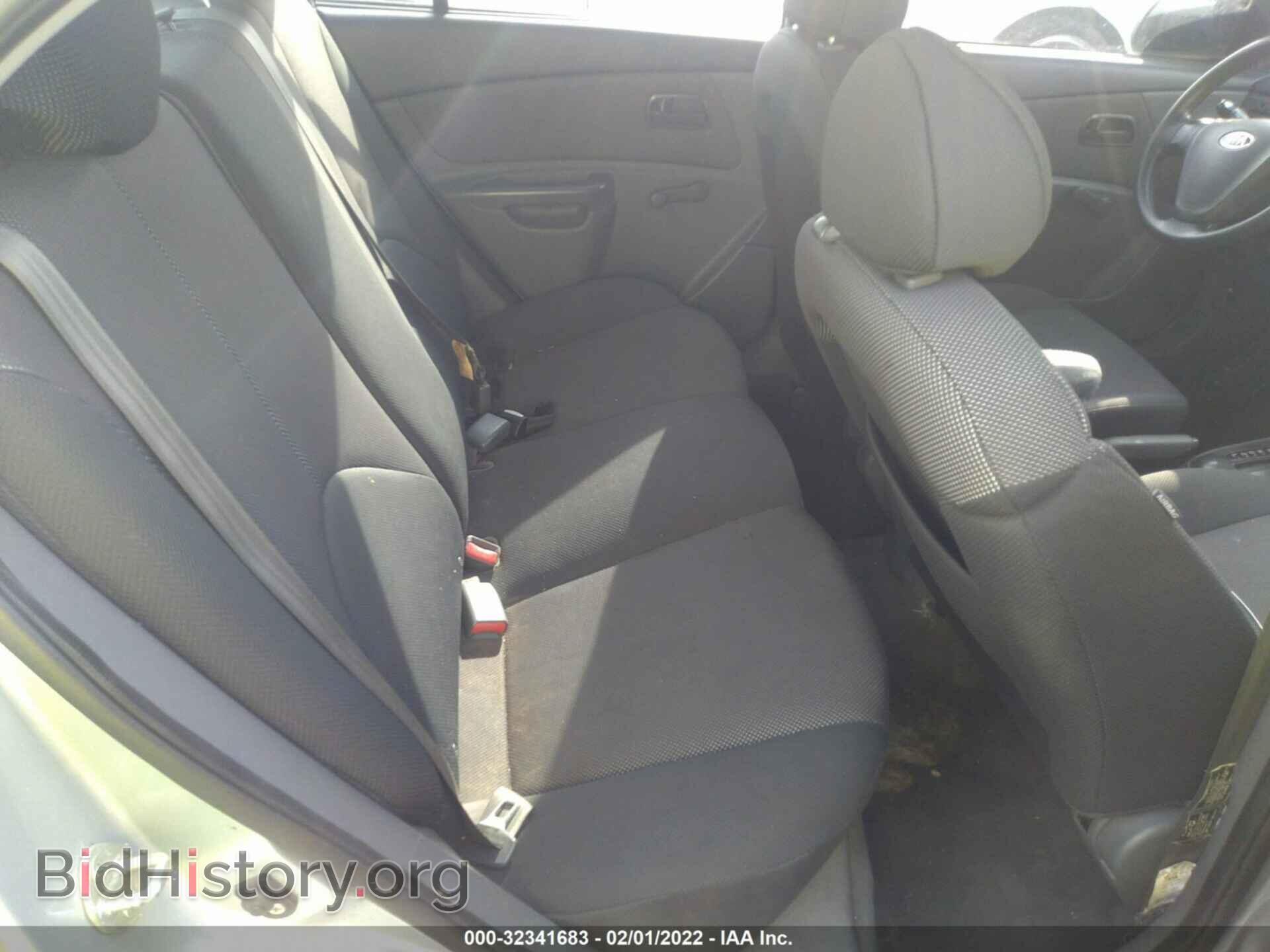 2008 KIA RIO - VIN: KNADE123786343135 - Фото 8