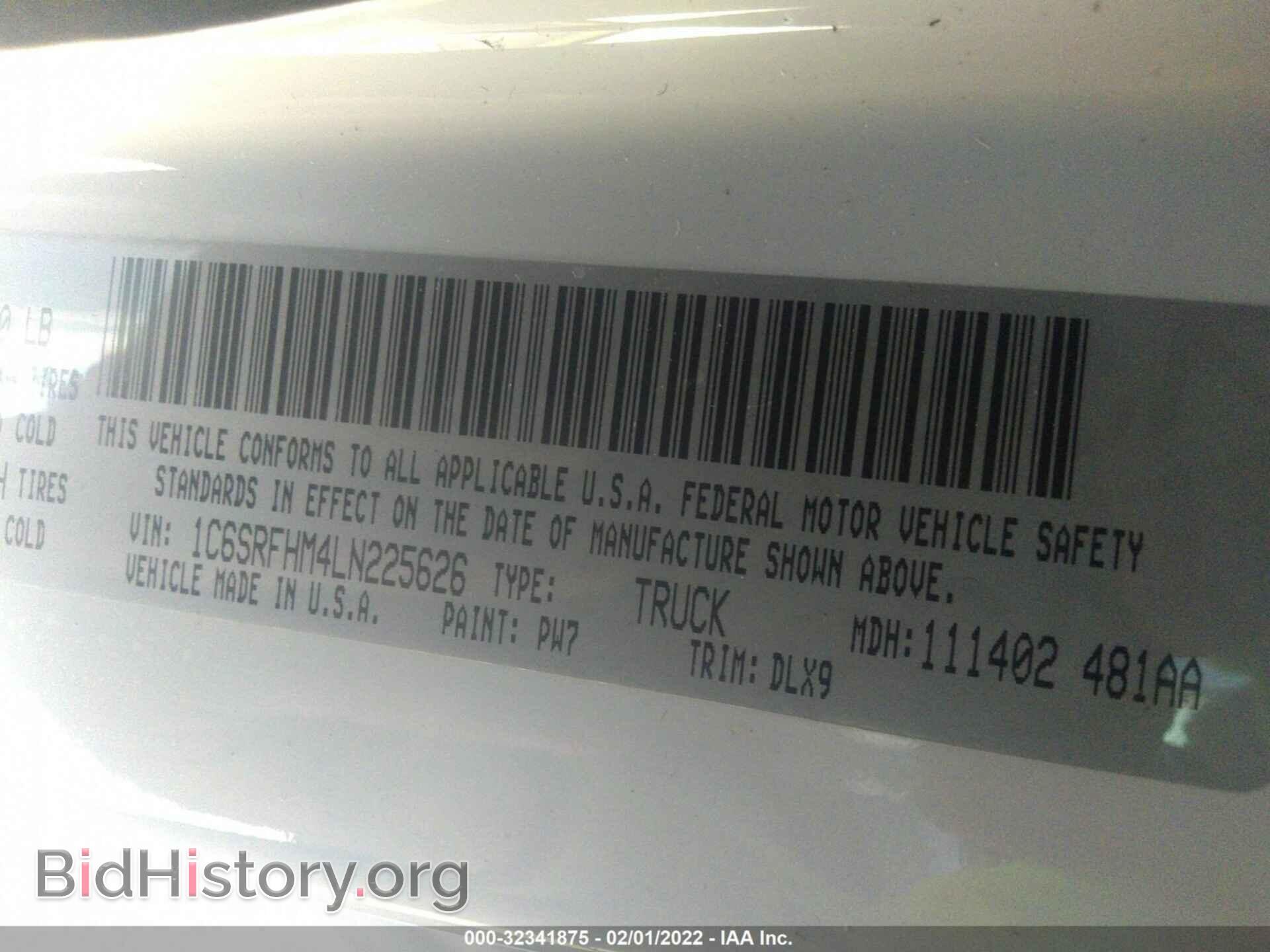 2020 RAM 1500 - VIN: 1C6SRFHM4LN225626 - Фото 9