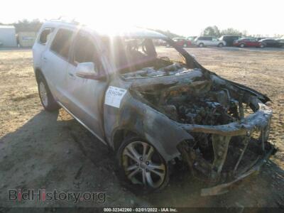 2011 Dodge DURANGO Crew, silver — VIN 1D4RD4GG5BC716886, IAAI