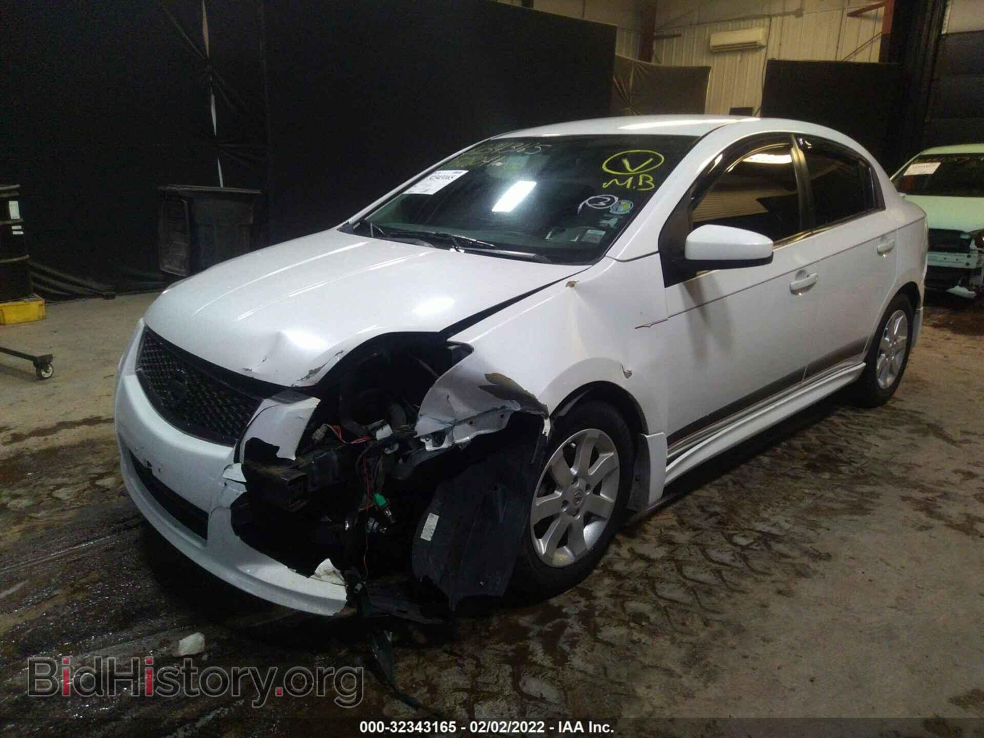2012 NISSAN SENTRA - VIN: 3N1AB6AP9CL628436 - Фото 2