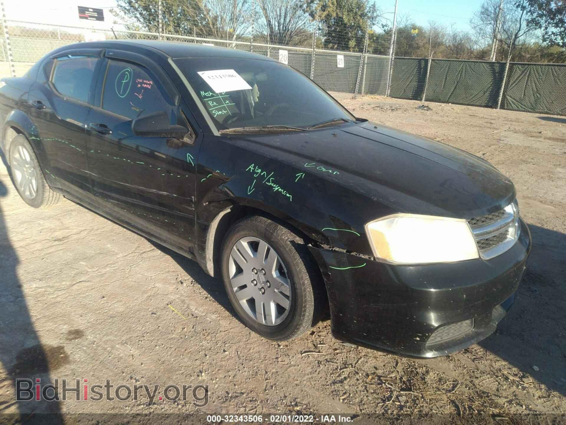 Photo 1C3CDZAB1CN324656 - DODGE AVENGER 2012