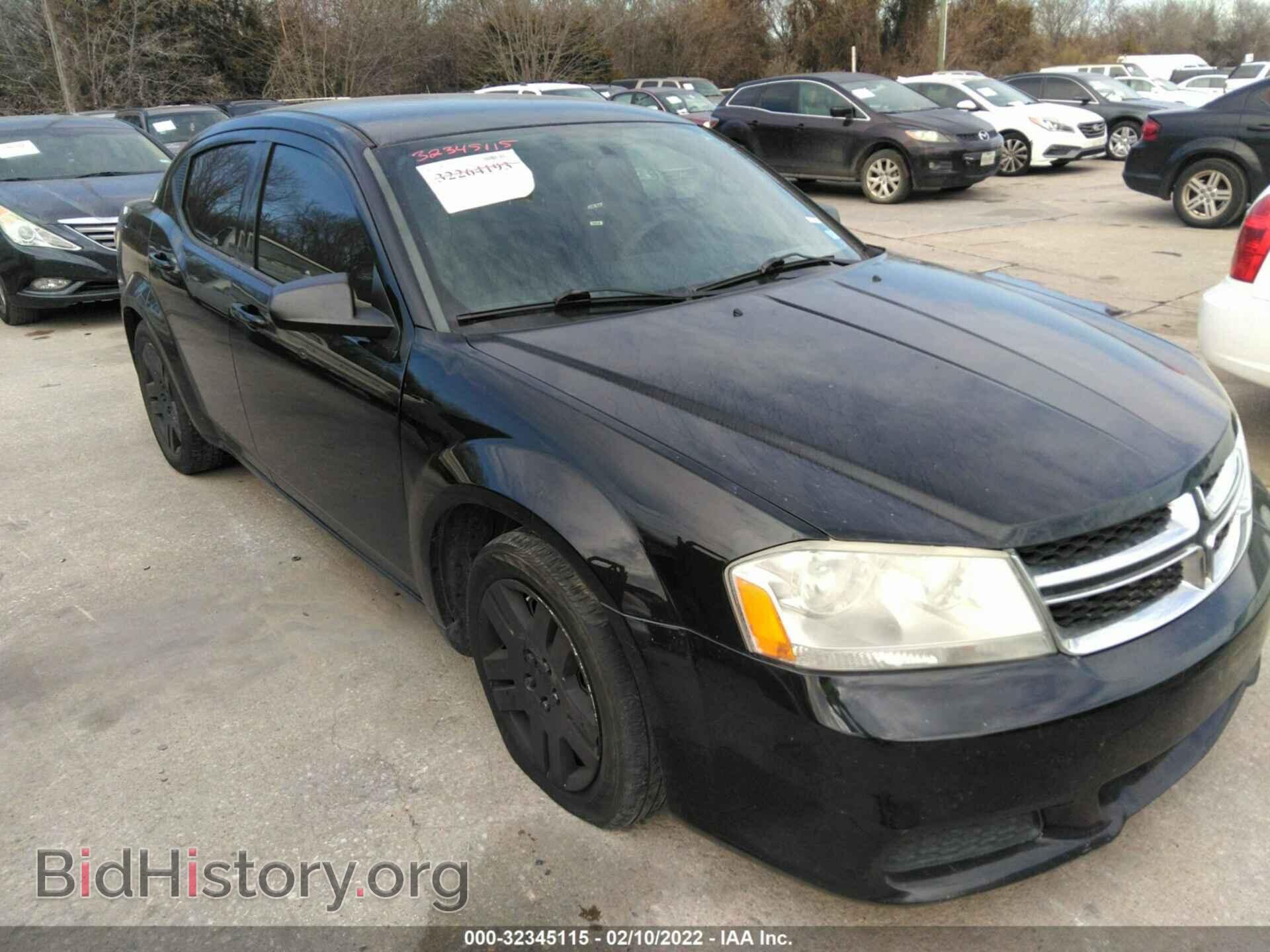 Photo 1C3CDZABXCN290183 - DODGE AVENGER 2012