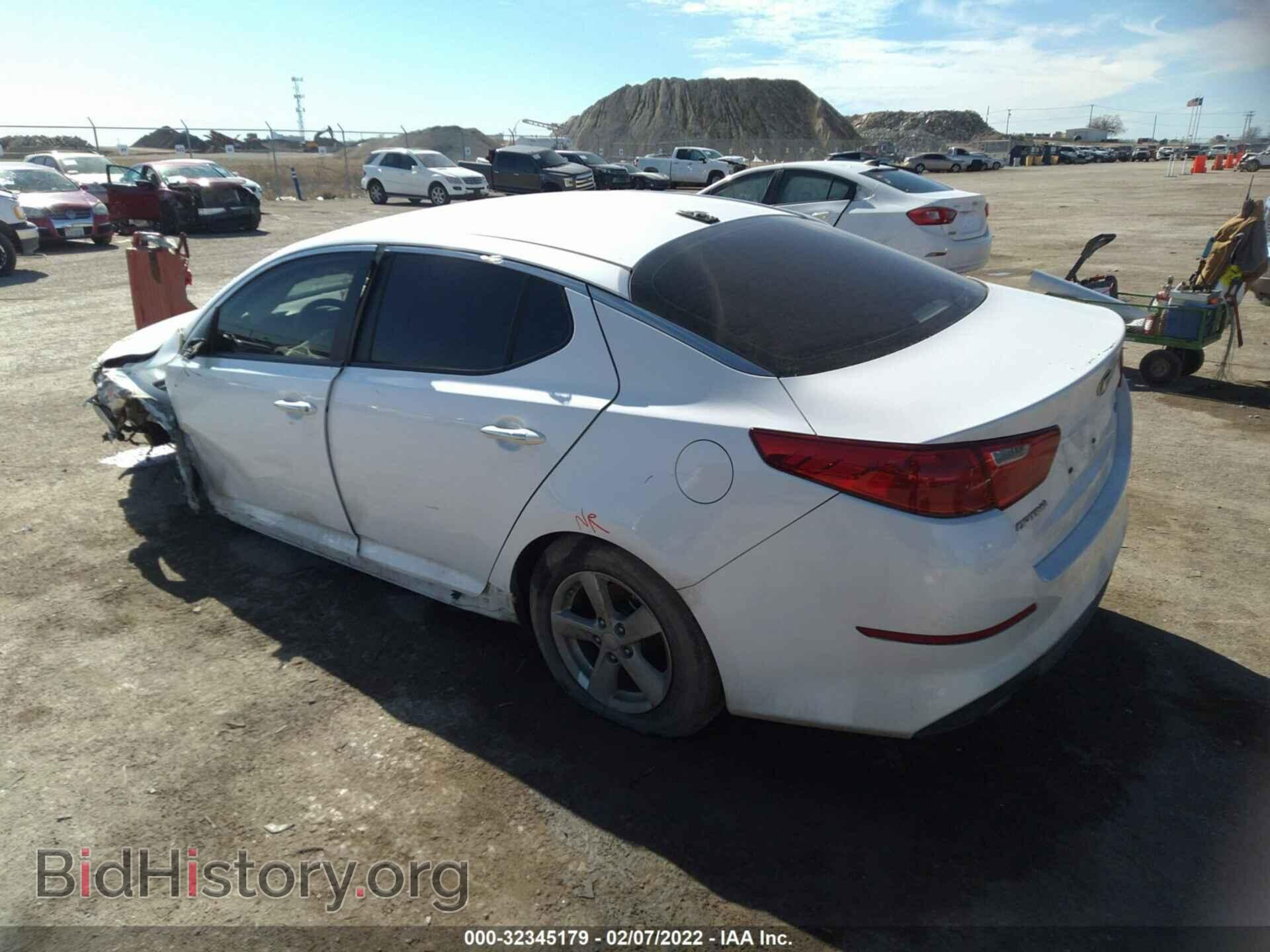 2015 KIA OPTIMA - VIN: KNAGM4A76F5601931 - Photo 3