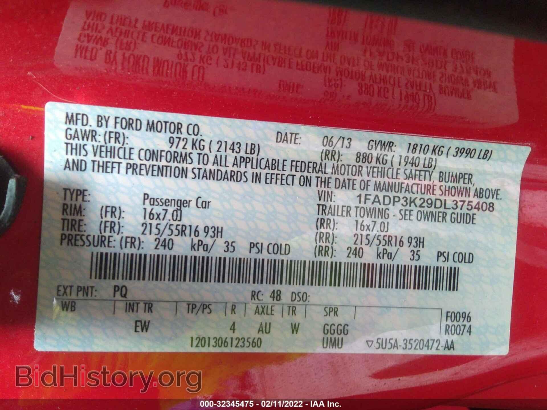 2013 FORD FOCUS - VIN: 1FADP3K29DL375408 - Photo 9