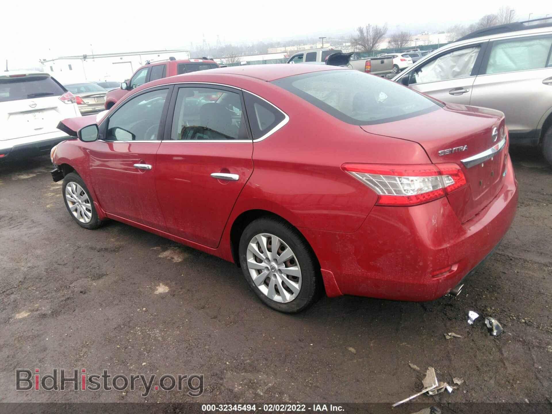 2014 NISSAN SENTRA - VIN: 3N1AB7AP1EL618010 - Фото 3