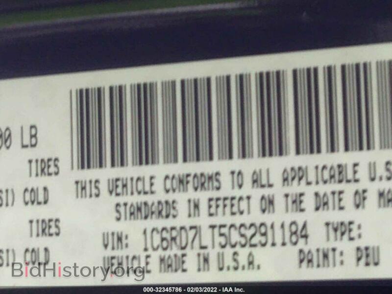 2012 RAM 1500 (VIN 1C6RD7LT5CS291184) — фото 9 из 15