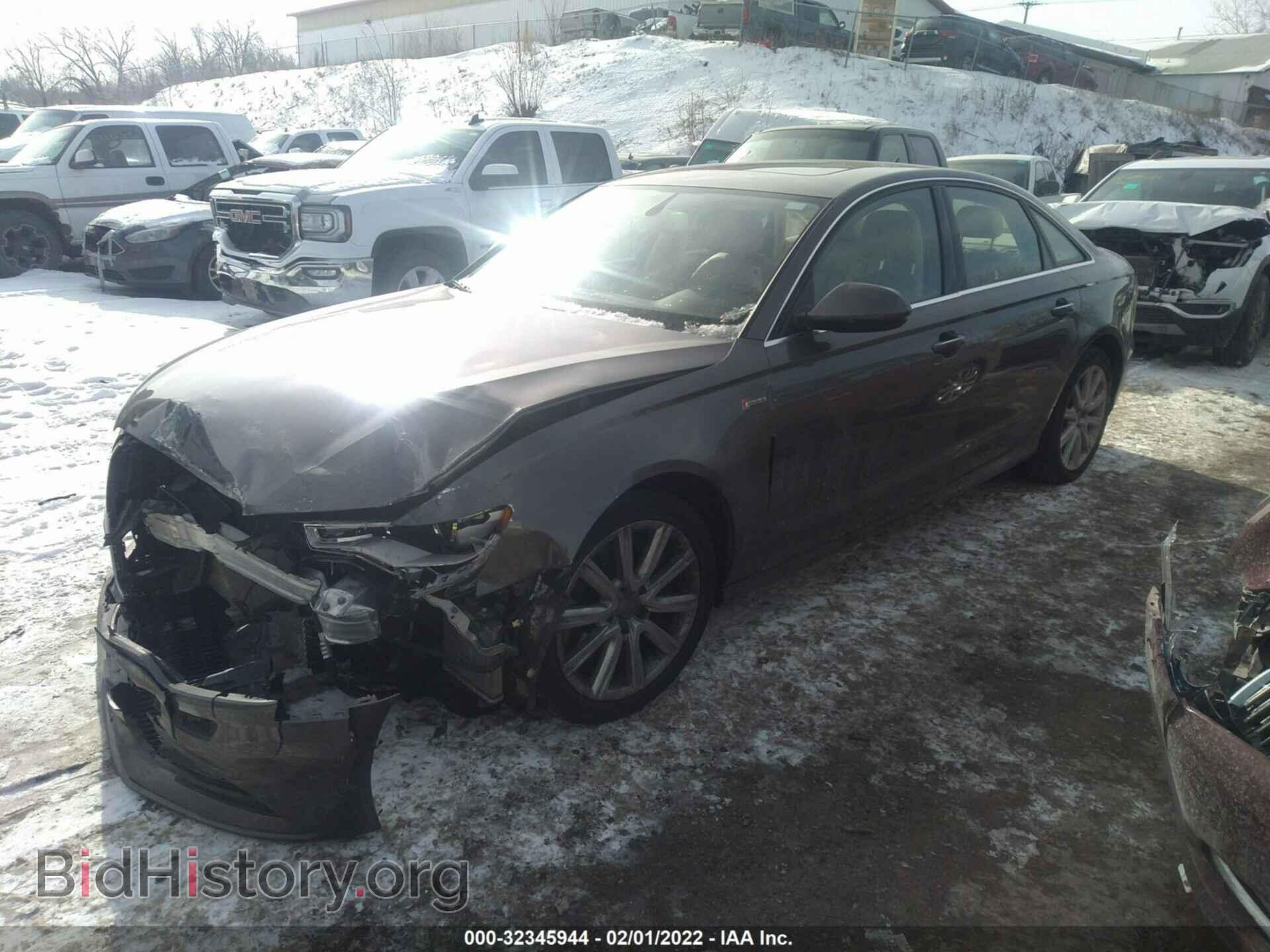 2012 AUDI A6 - VIN: WAUHGAFC8CN044578 - Фото 2