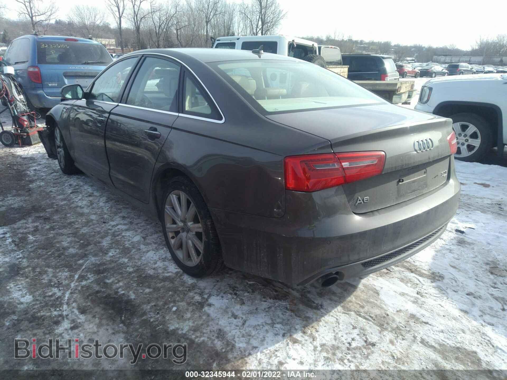 2012 AUDI A6 - VIN: WAUHGAFC8CN044578 - Фото 3