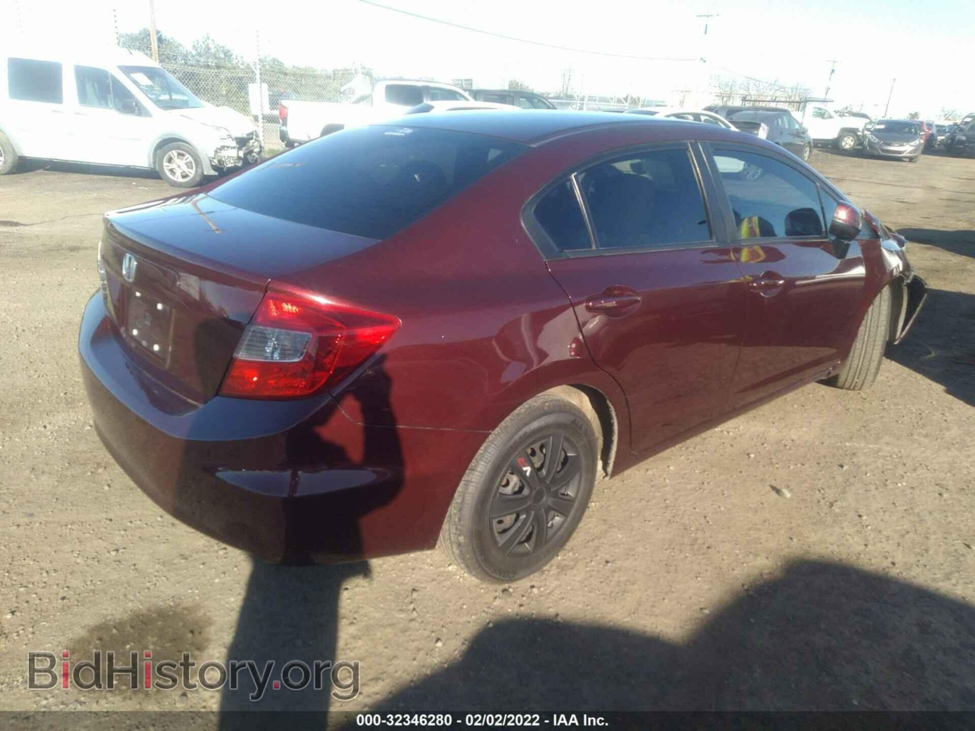 2012 HONDA CIVIC SDN - VIN: 19XFB2F51CE338022 - Фото 4