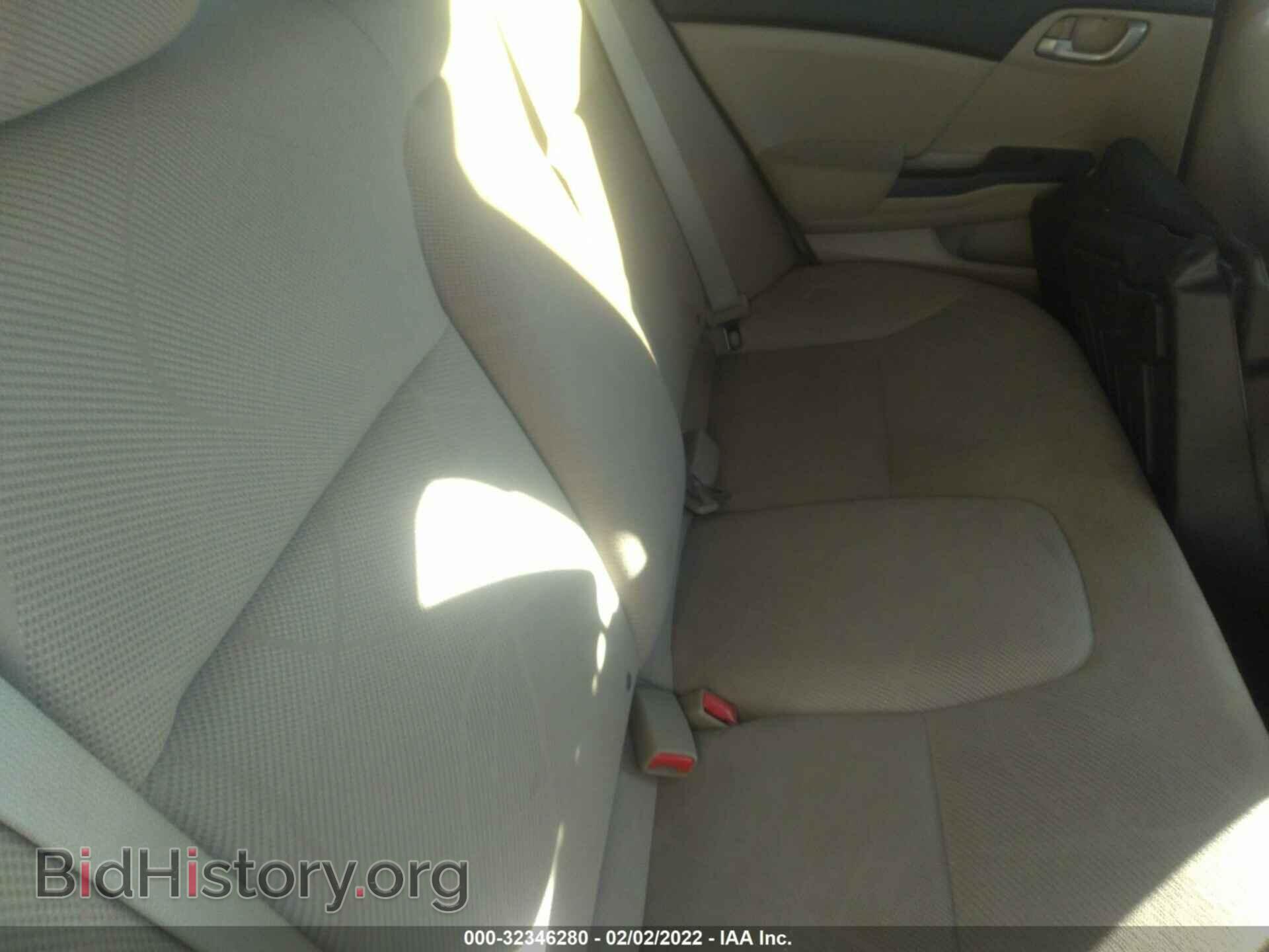 2012 HONDA CIVIC SDN - VIN: 19XFB2F51CE338022 - Фото 8