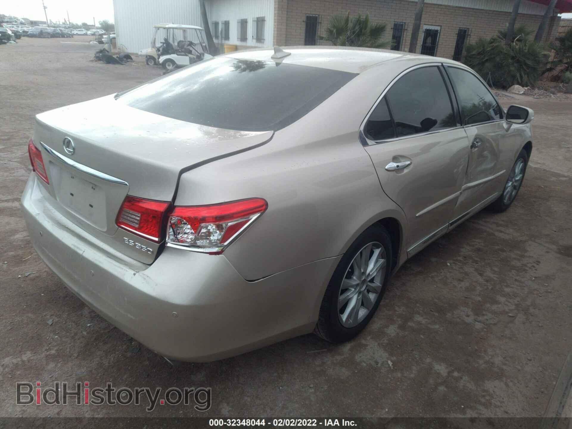 2011 LEXUS ES 350 - VIN: JTHBK1EG1B2420449 - Фото 4