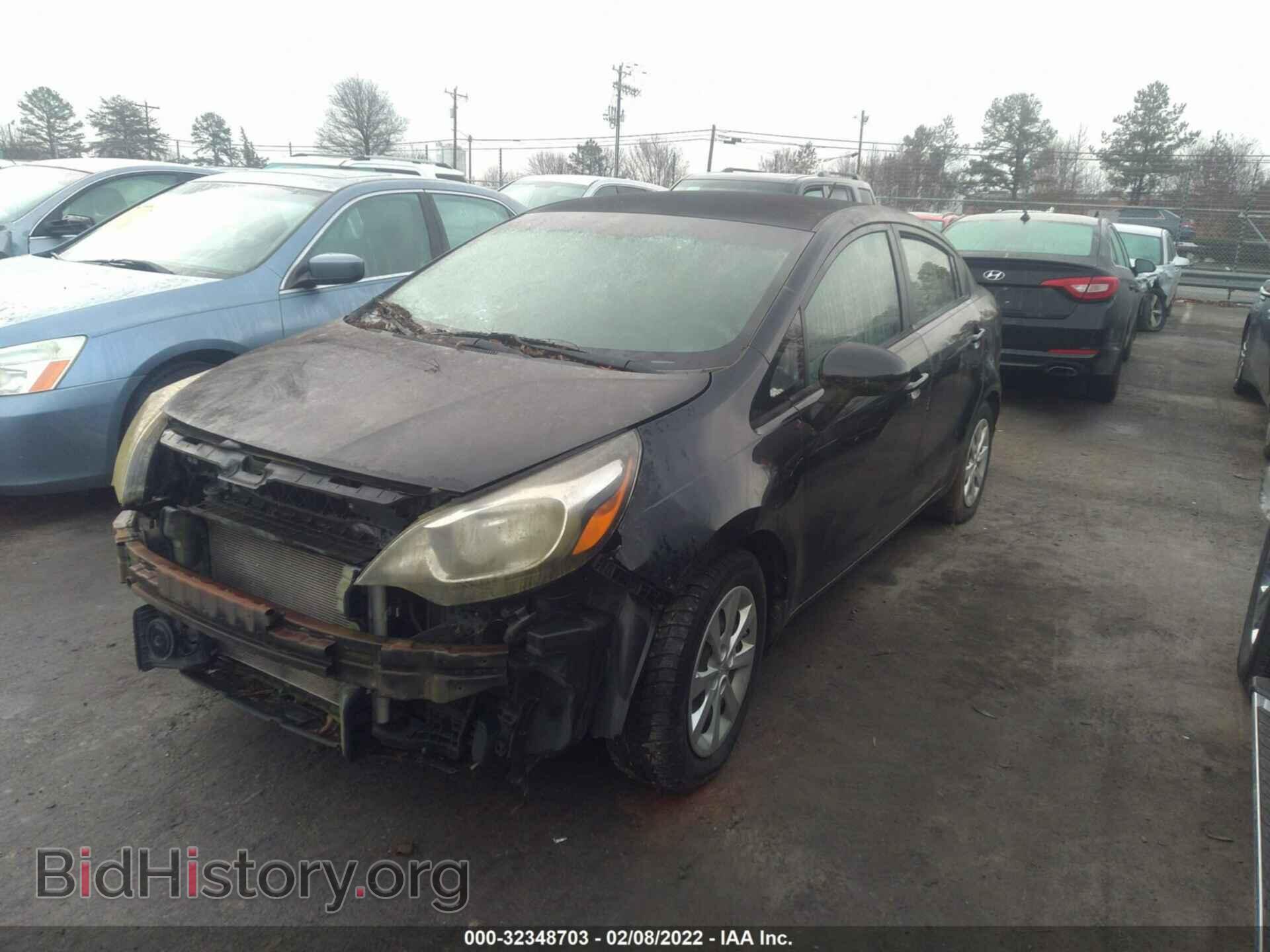 2014 KIA RIO - VIN: KNADM4A35E6413054 - Фото 2