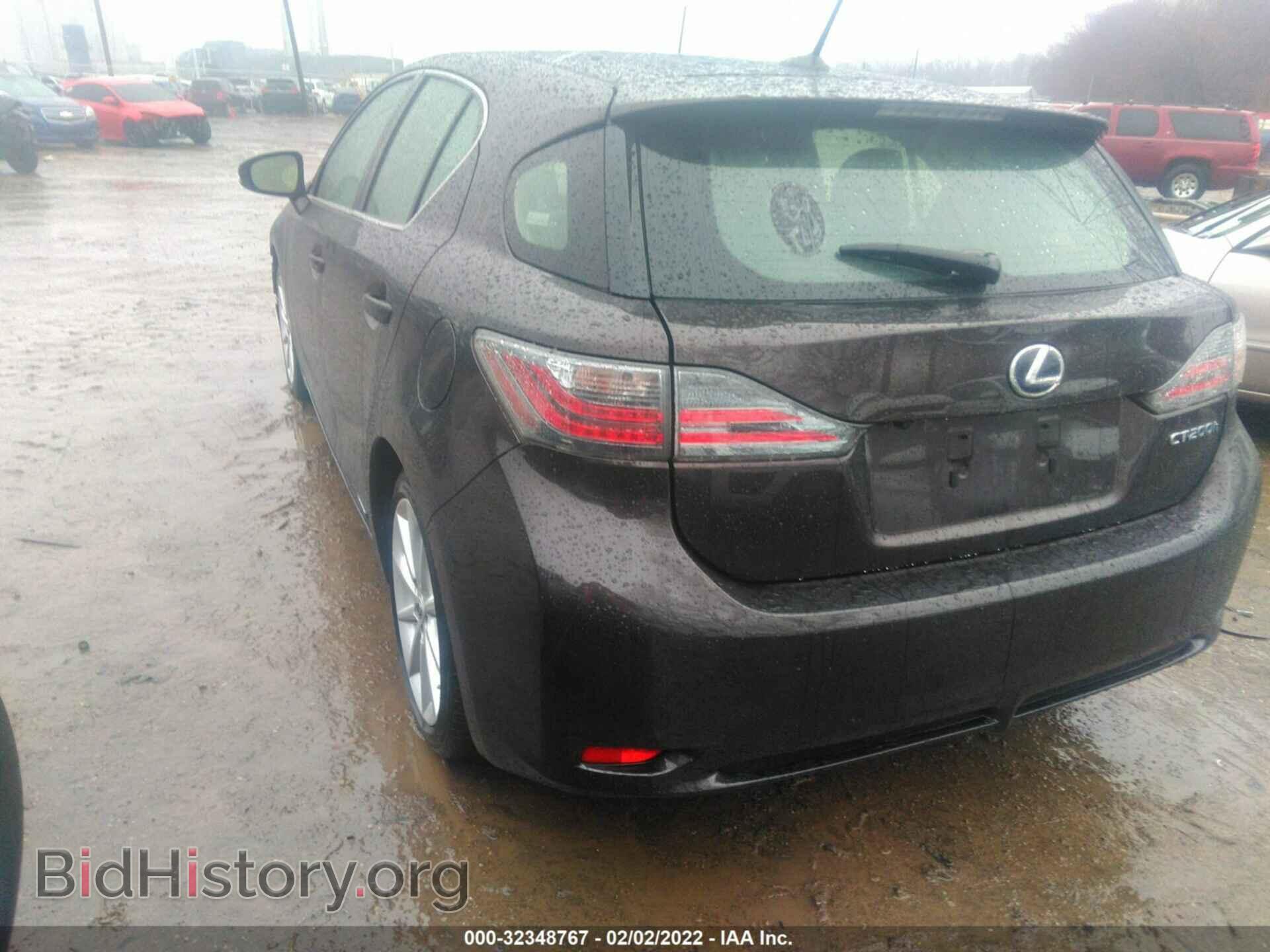2011 LEXUS CT 200H - VIN: JTHKD5BH7B2021138 - Фото 3