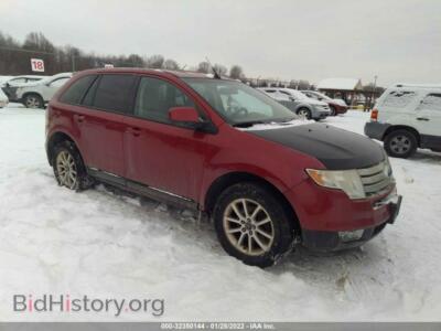 2007 Ford EDGE SEL, red — VIN 2FMDK48C57BA65836, IAAI
