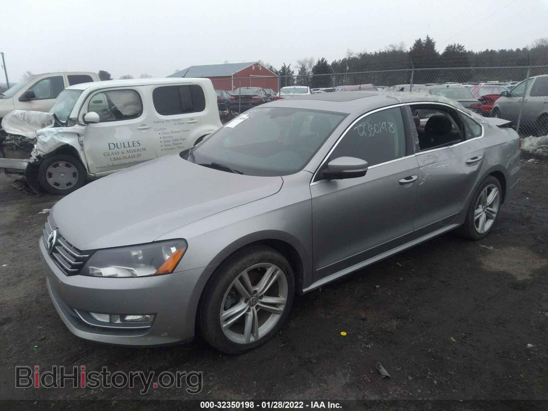 2012 VOLKSWAGEN PASSAT - VIN: 1VWCN7A36CC076418 - Фото 2