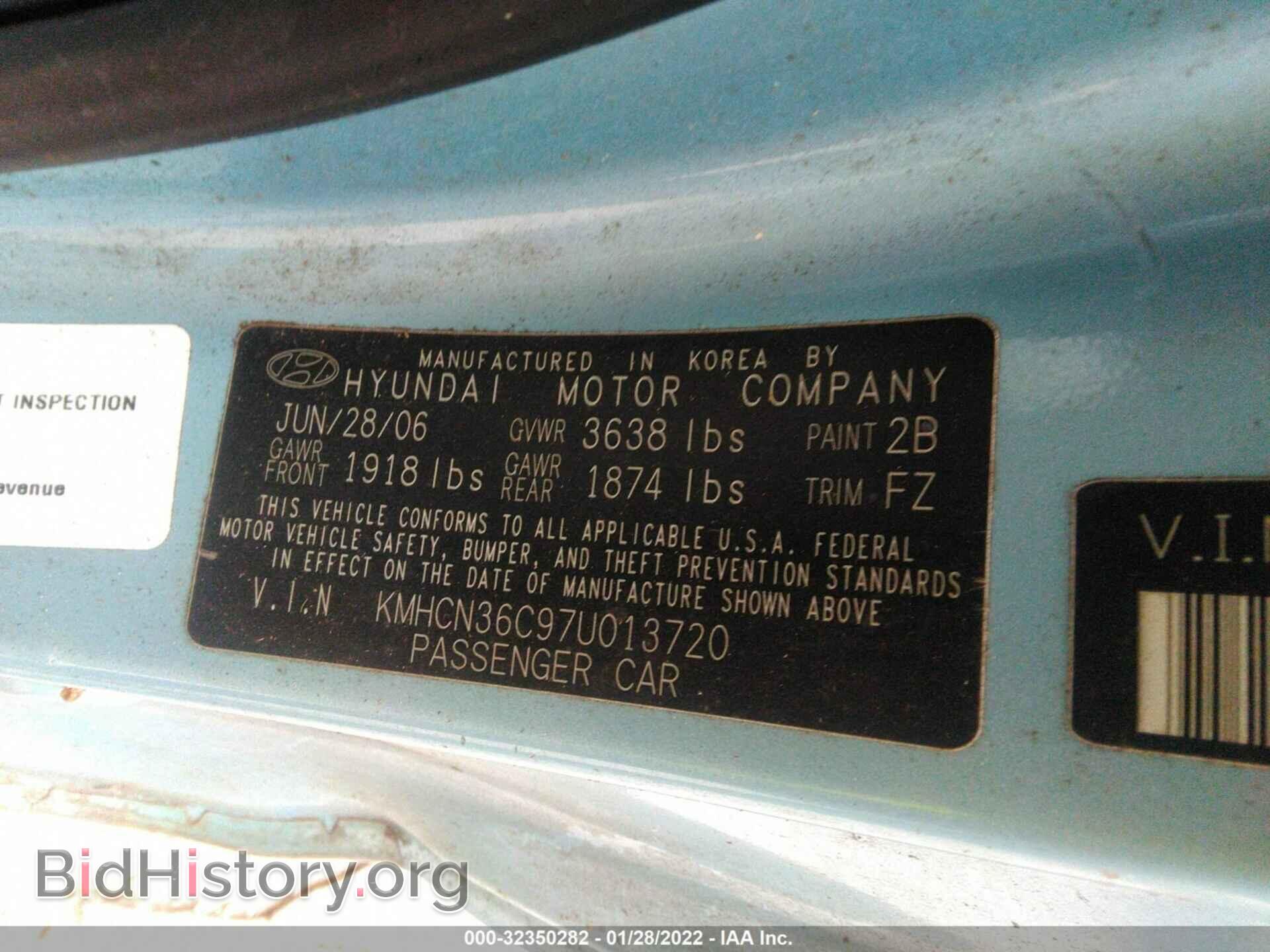 2007 HYUNDAI ACCENT - VIN: KMHCN36C97U013720 - Фото 9