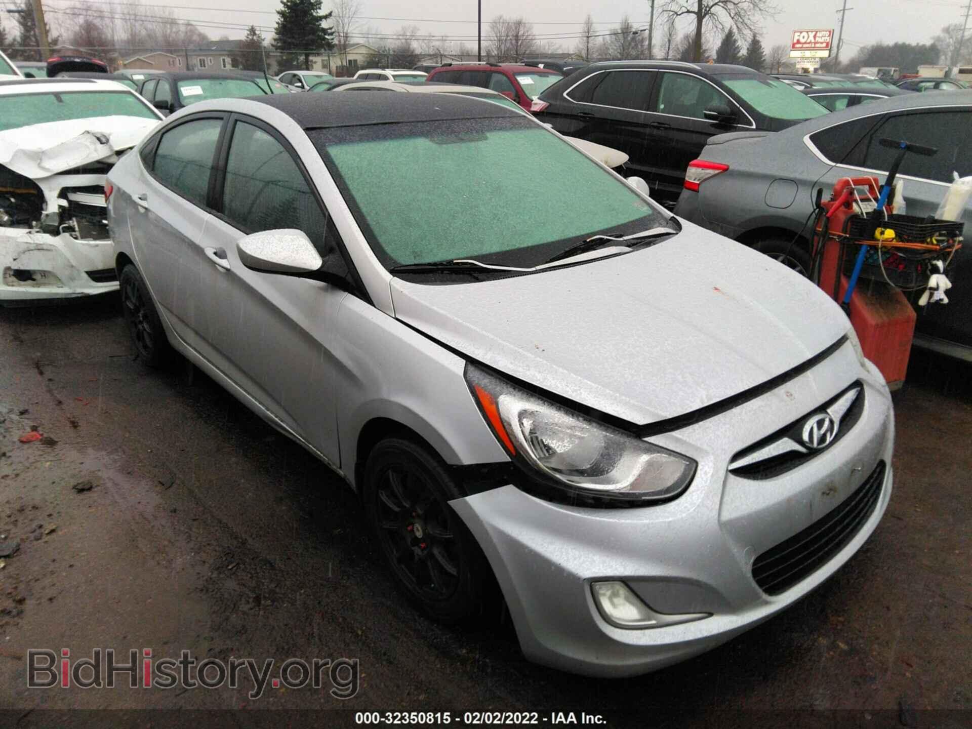 Фотография KMHCU4AE4CU167005 - HYUNDAI ACCENT 2012