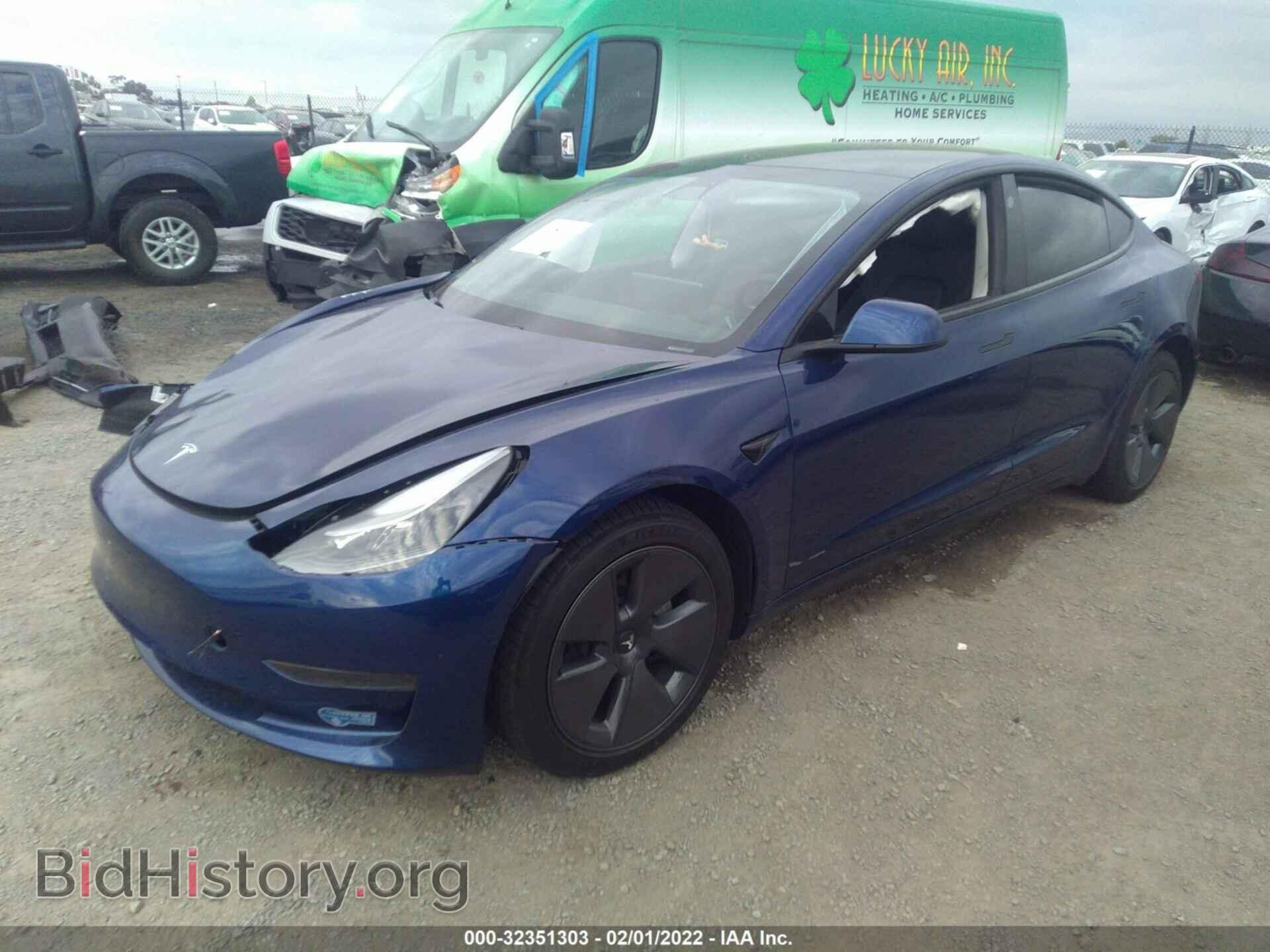 2021 TESLA MODEL 3 - VIN: 5YJ3E1EA5MF872459 - Photo 2