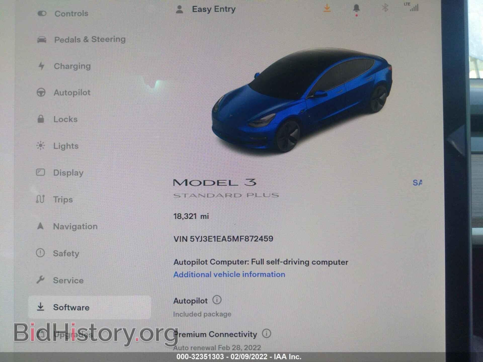 2021 TESLA MODEL 3 - VIN: 5YJ3E1EA5MF872459 - Photo 7