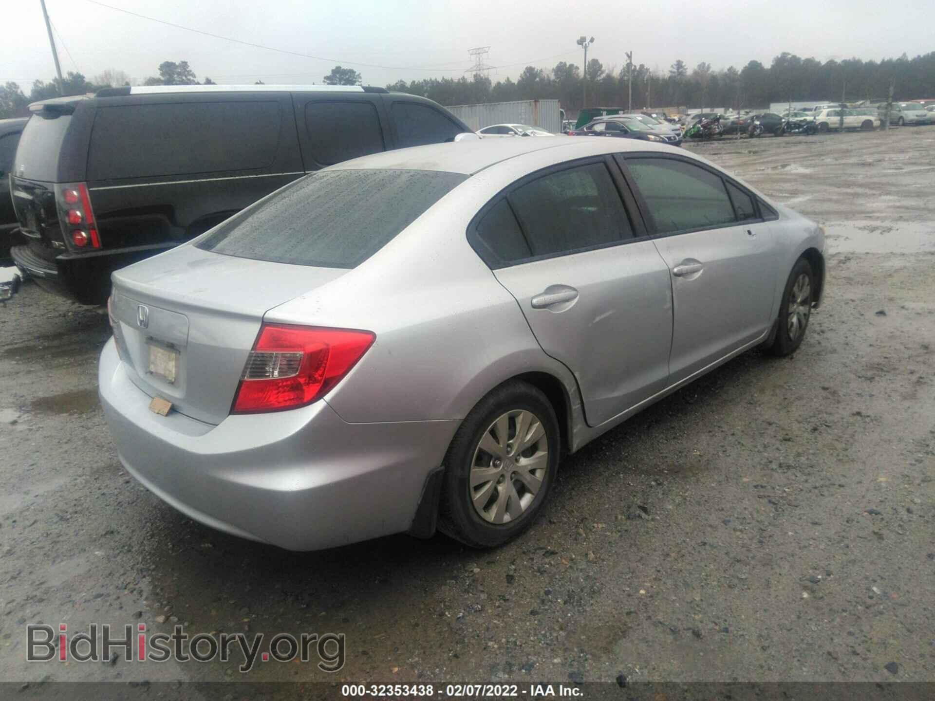 2012 HONDA CIVIC SDN - VIN: 2HGFB2F59CH311981 - Фото 4
