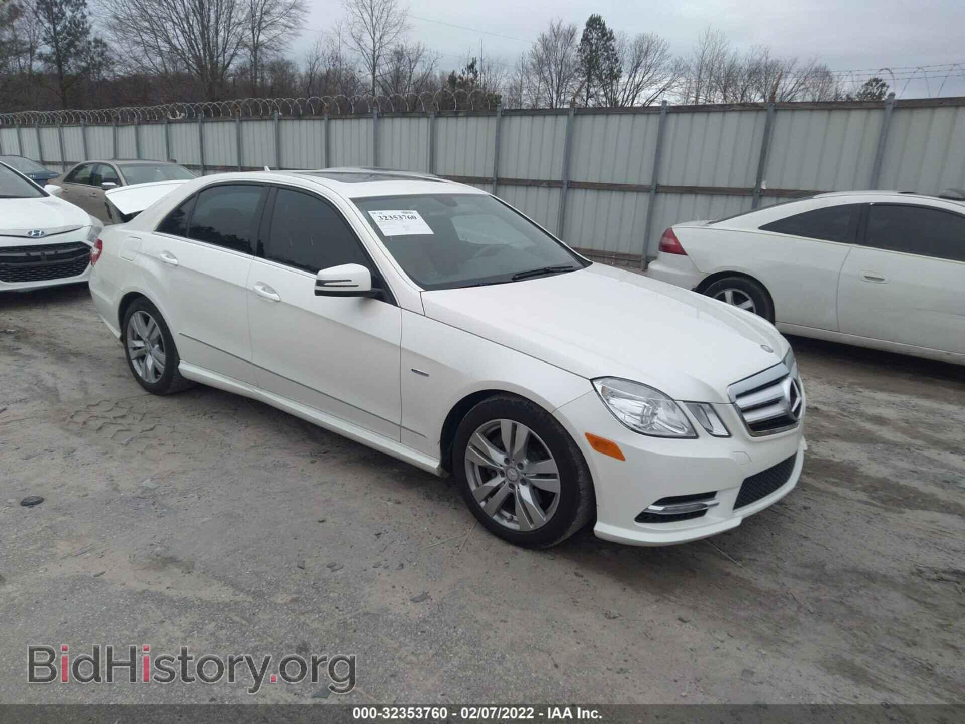 Фотография WDDHF2EB0CA635442 - MERCEDES-BENZ E-CLASS 2012