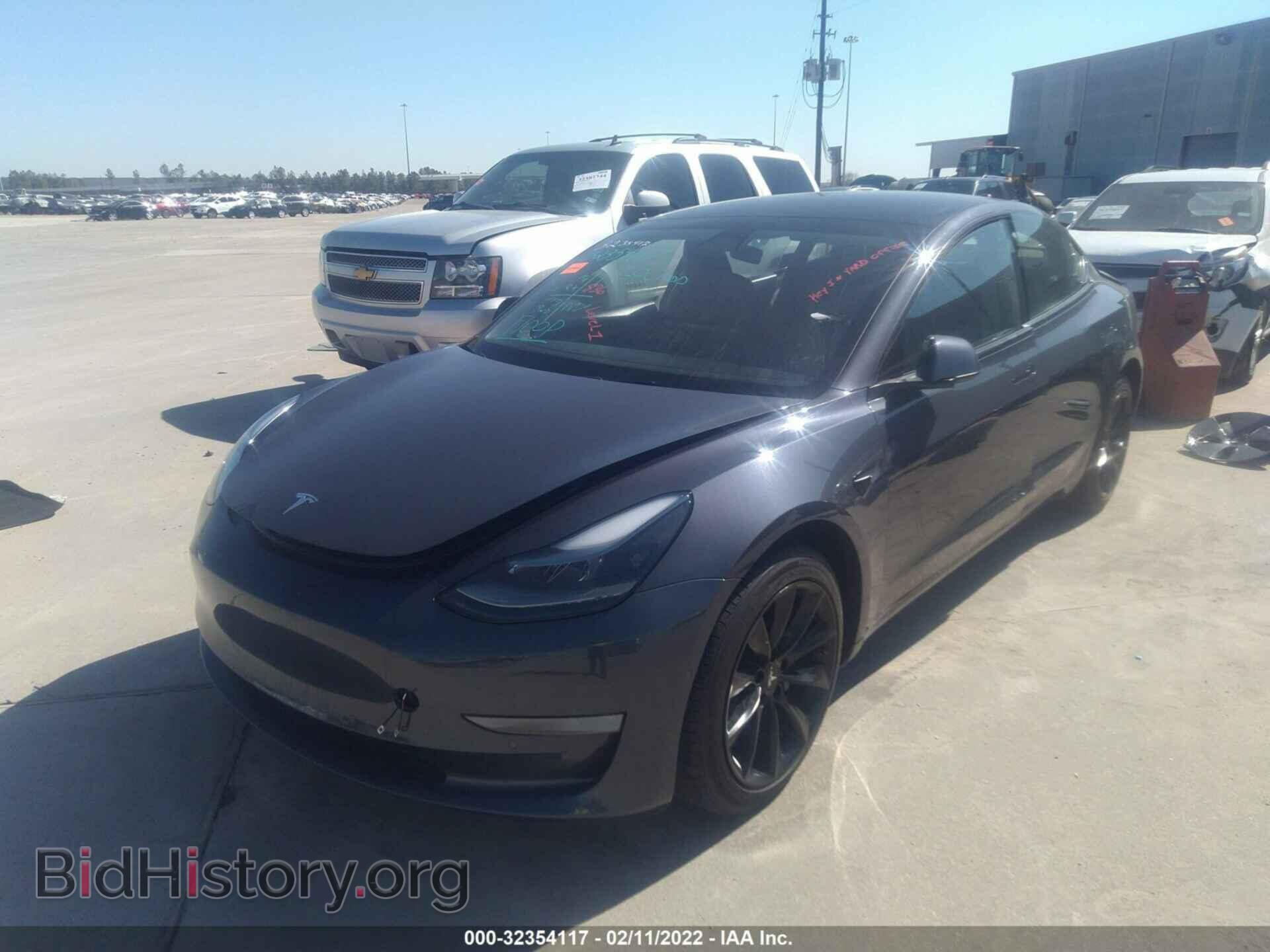 2022 TESLA MODEL 3 - VIN: 5YJ3E1EB5NF128693 - Photo 2