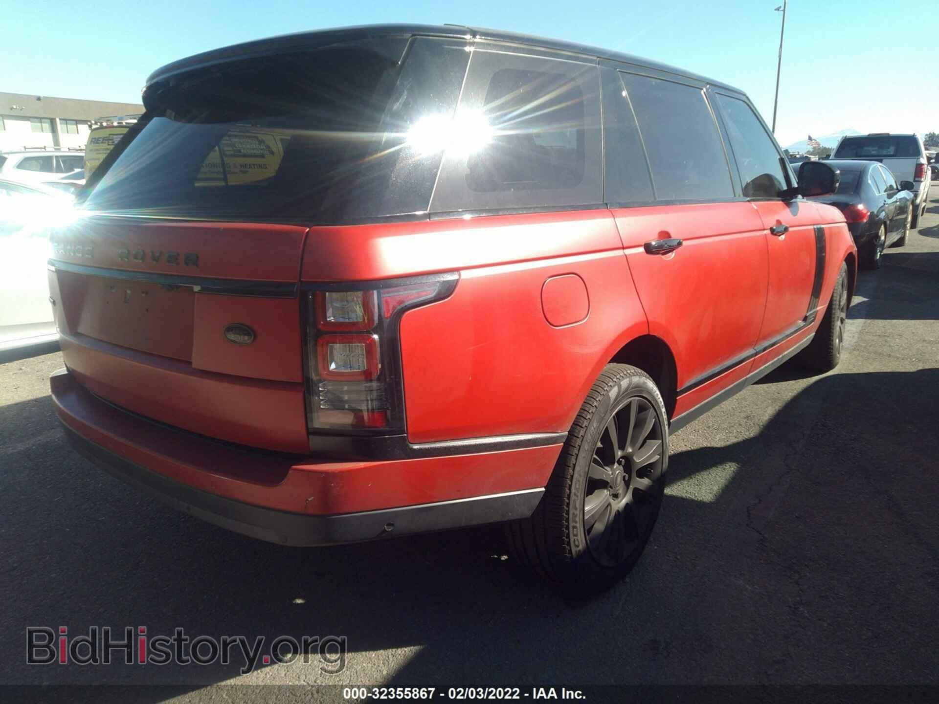 2016 LAND ROVER RANGE ROVER - VIN: SALGV3EF3GA277155 - Фото 4