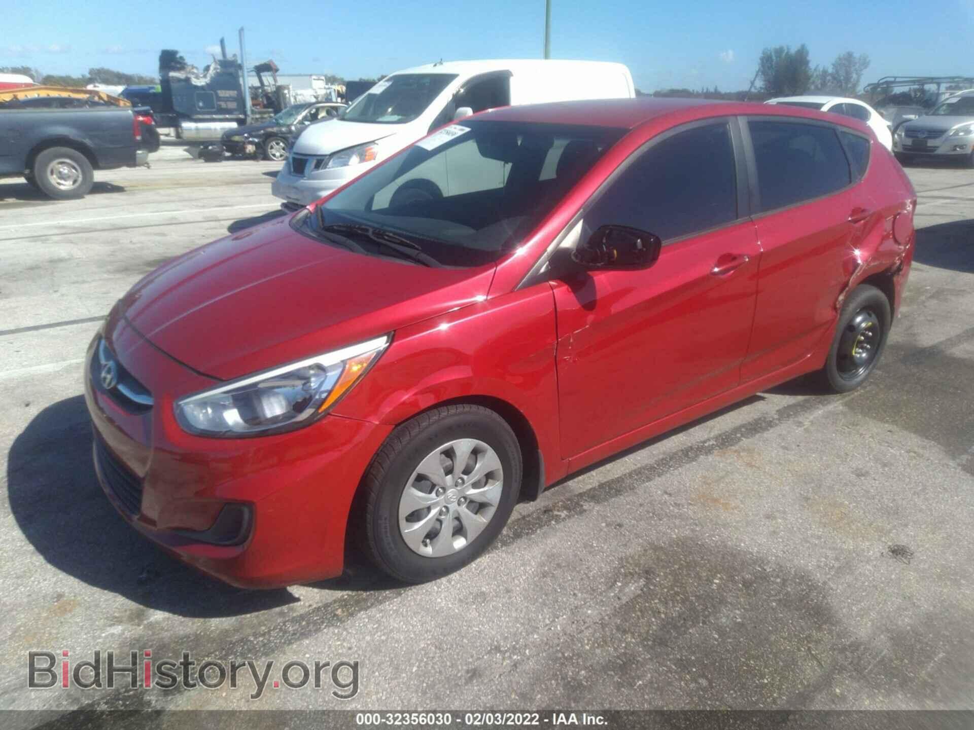 2016 HYUNDAI ACCENT - VIN: KMHCT5AEXGU239291 - Фото 2