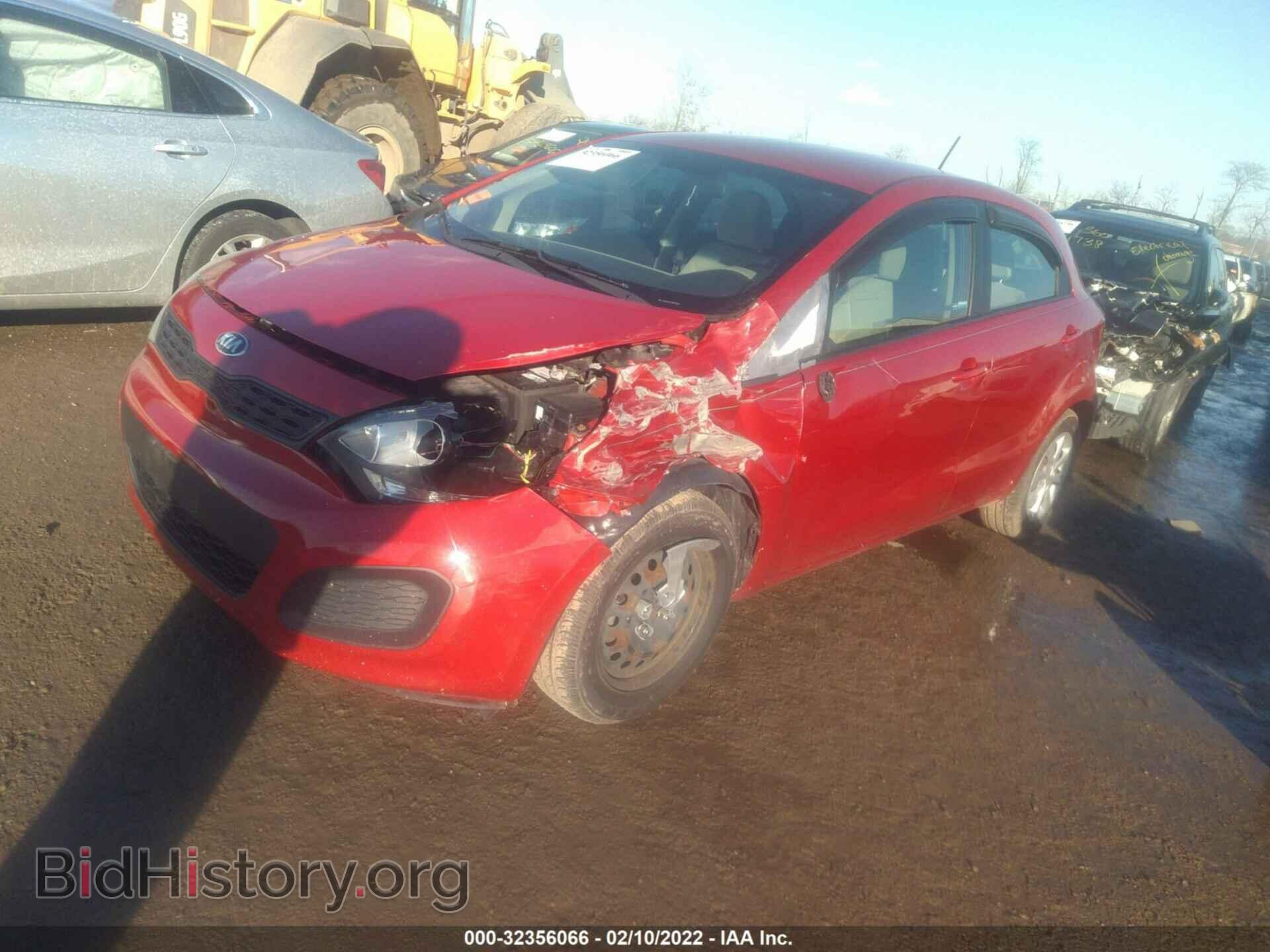 2013 KIA RIO - VIN: KNADM5A37D6288742 - Фото 2