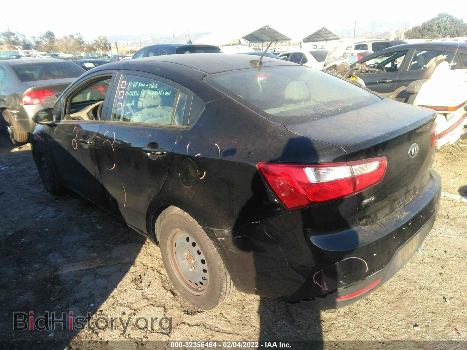 2014 KIA RIO - VIN: KNADM4A30E6393876 - Фото 3