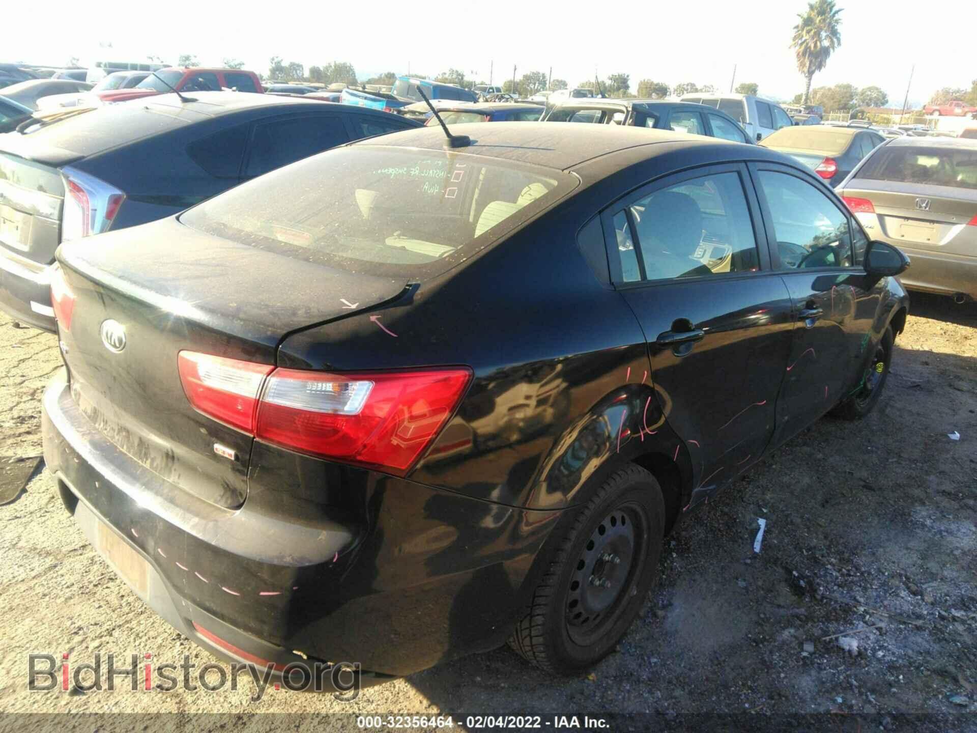 2014 KIA RIO - VIN: KNADM4A30E6393876 - Фото 4