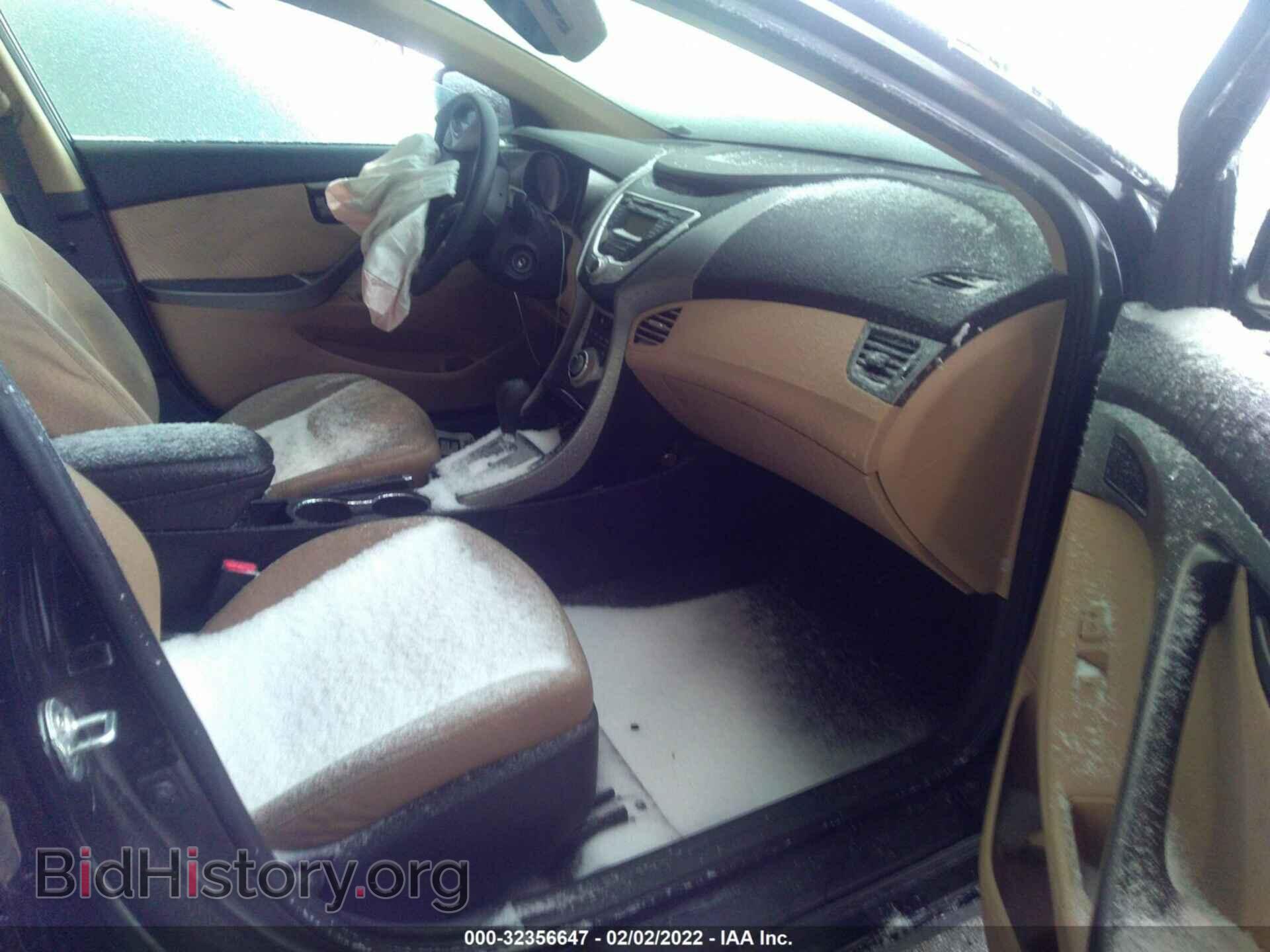 2012 HYUNDAI ELANTRA - VIN: 5NPDH4AEXCH122352 - Фото 5