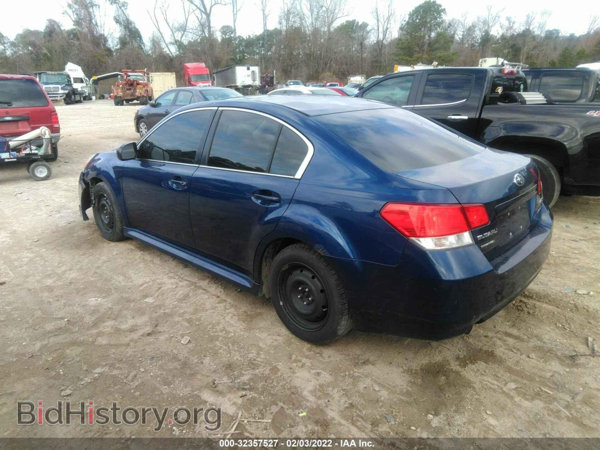 2010 SUBARU LEGACY - VIN: 4S3BMBA60A3243237 - Фото 3